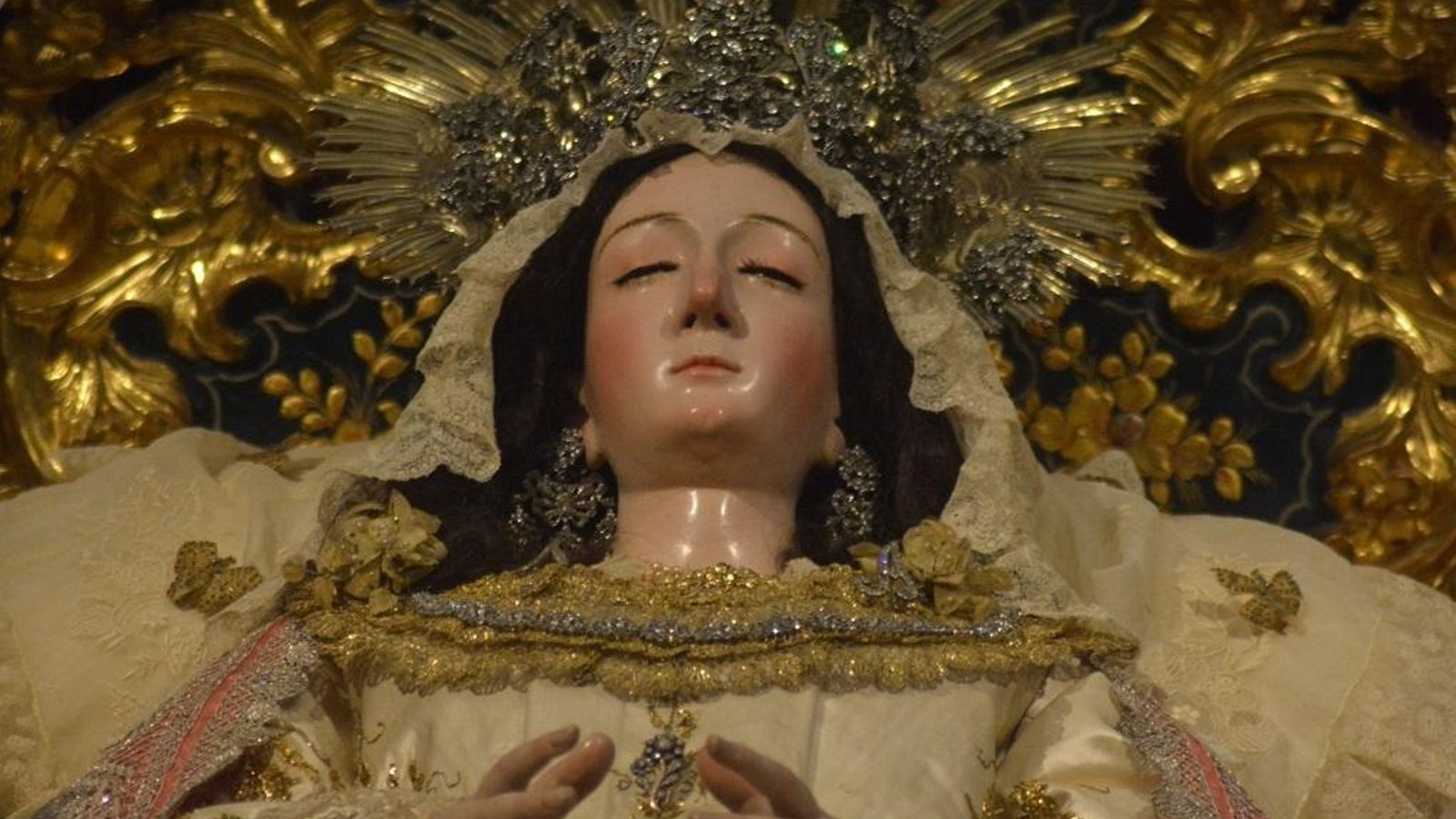 La Virgen del Tránsito de Santa Rosalía, fechada en el siglo XVIII