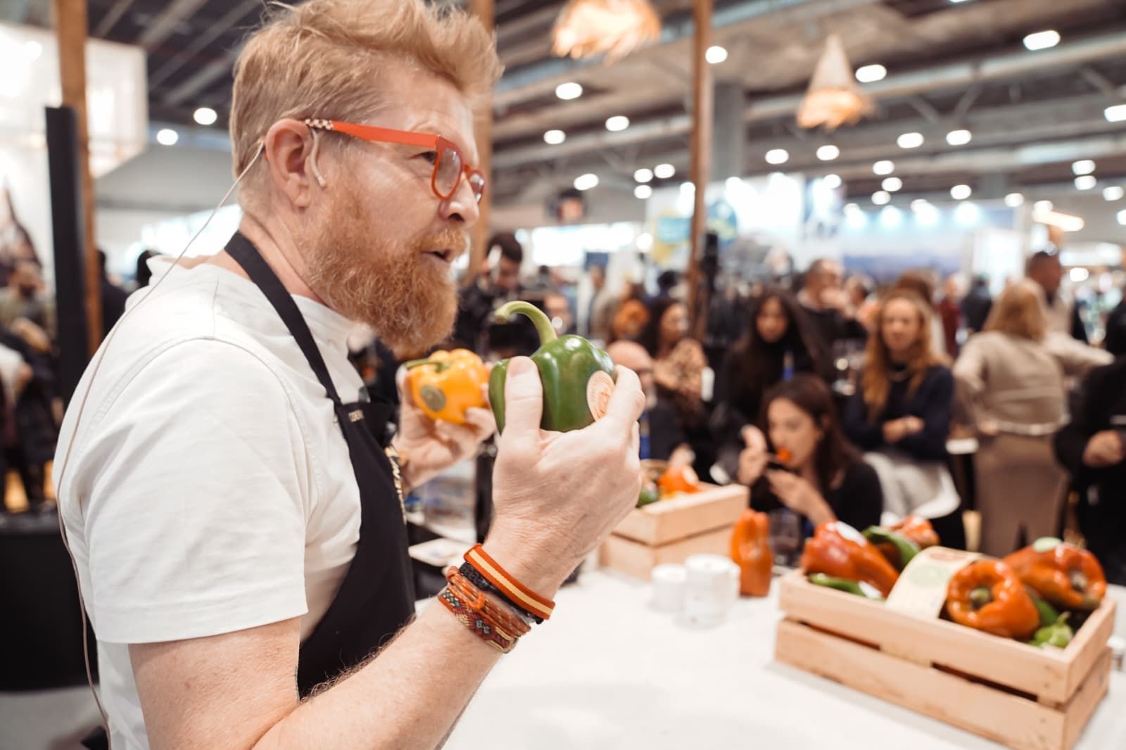 Pimientos con Marca, en Madrid Fusion.