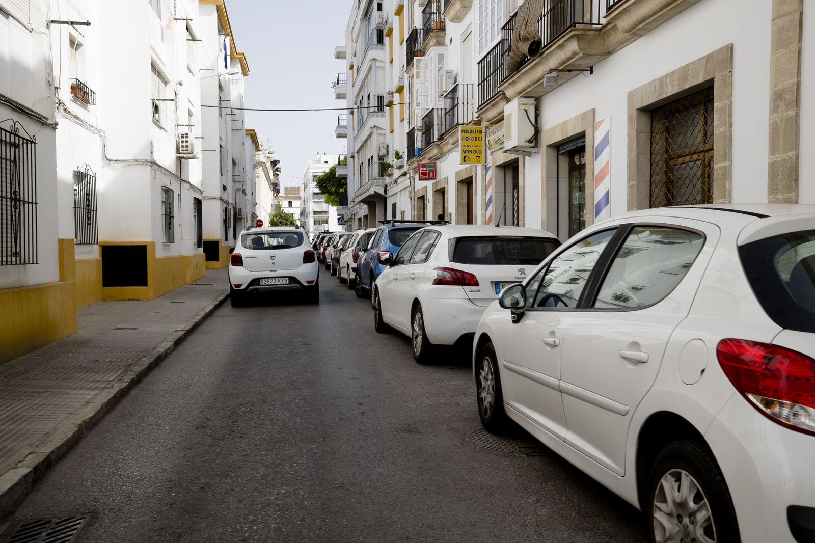 Una de las calles por las que discurrirá el Pasillo Amable.