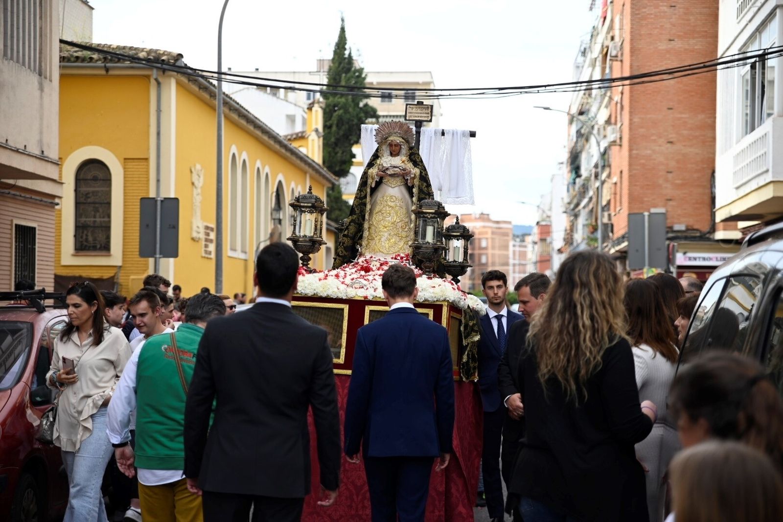 La procesión infantil del colegio Franciscanos de Córdoba, en imágenes