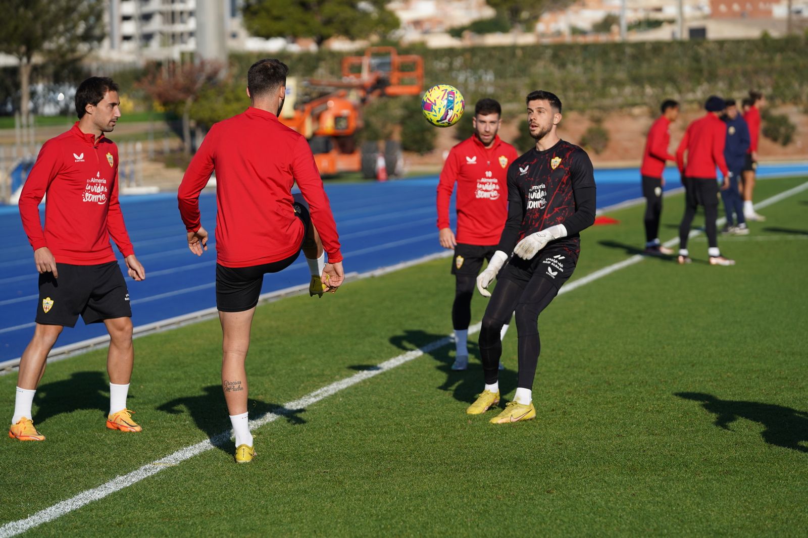 Así ha sido el entrenamiento del Almería este miércoles