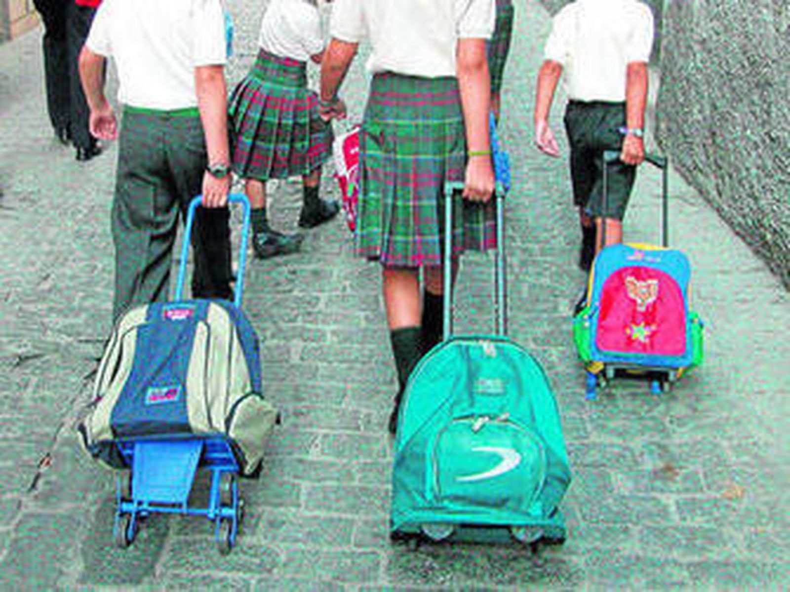 Unas mochilas demasiado pesadas