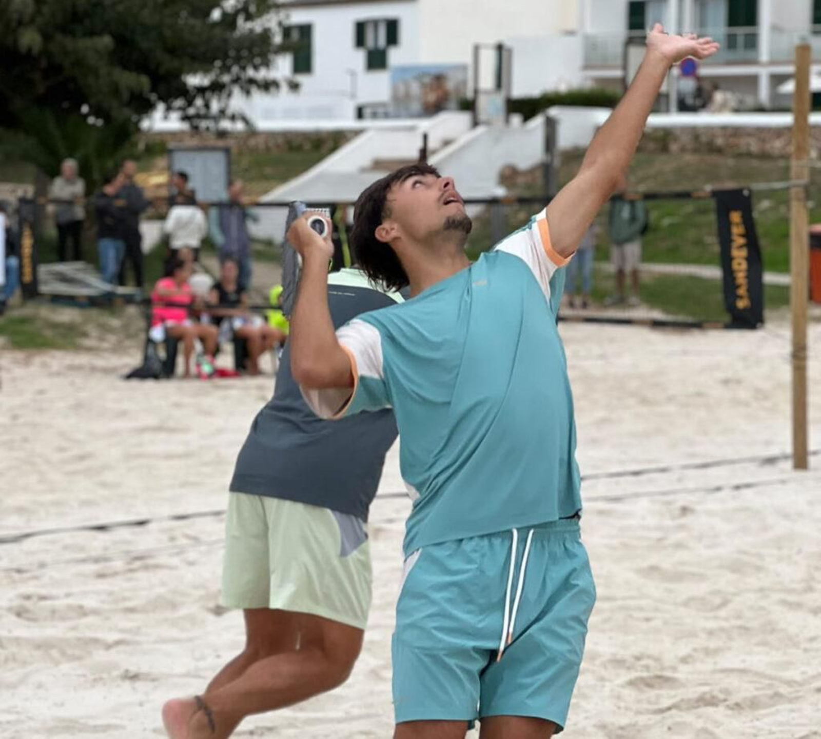 Jorge Méndez, en plena competición en tierras baleares.