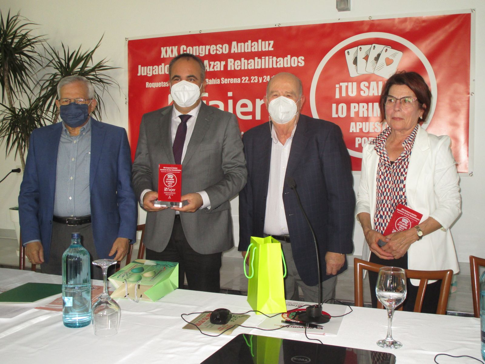 Rafael Pasamontes participó en el congreso de Fajer celebrado en Roquetas de Mar.