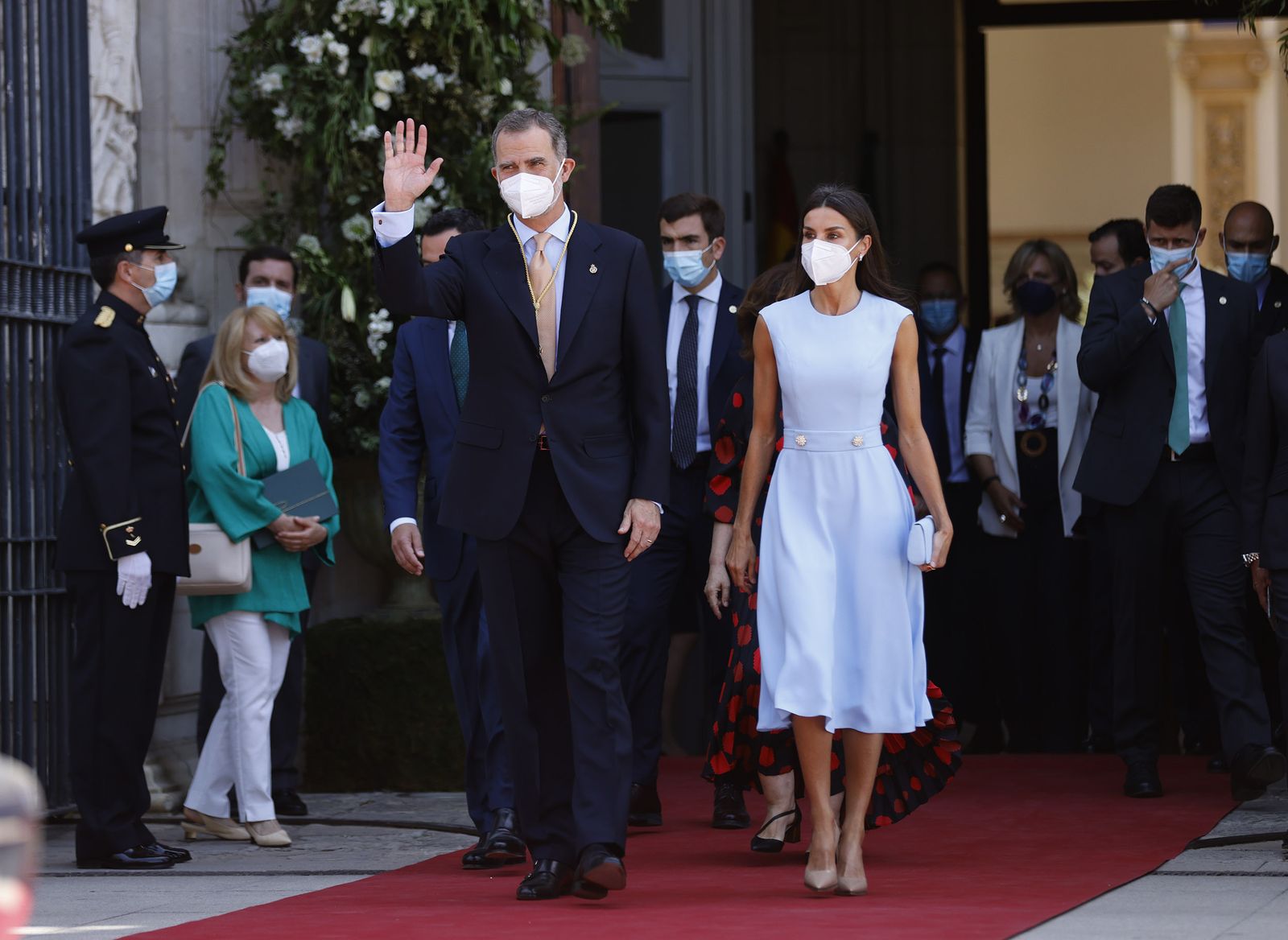 Las imágenes de  la entrega de la Medalla de Honor de Andalucía al Rey Felipe VI en Sevilla