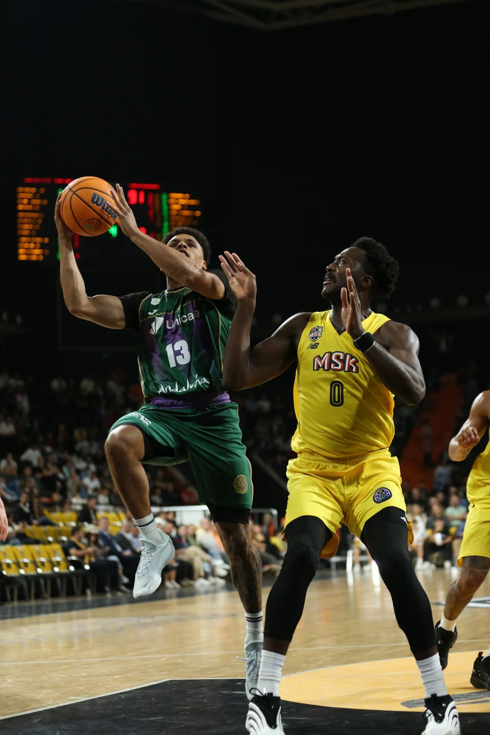 El Mersin-Unicaja, en fotos