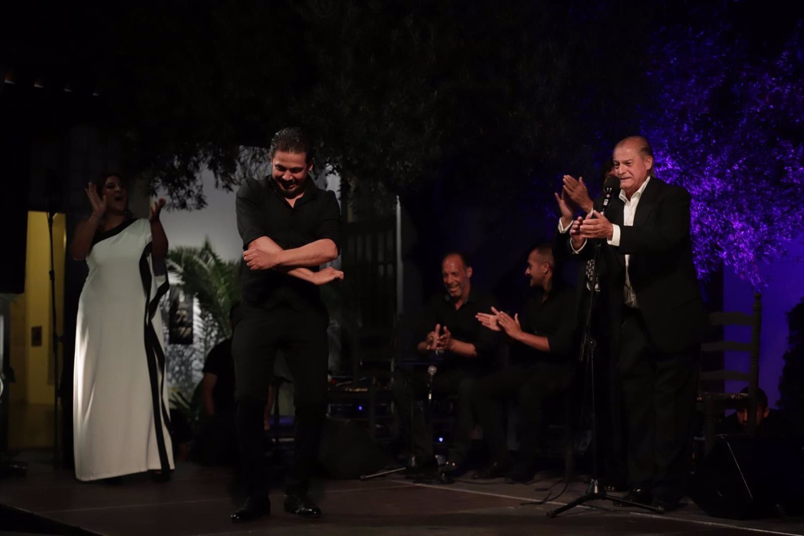 Actuación de la familia Sordera en la I Bienal de Cante de Jerez, en imagen de archivo