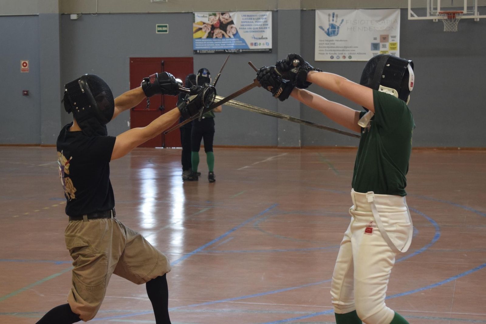 Momento de la jornada de Esgrima Histórica ‘Jineta’.