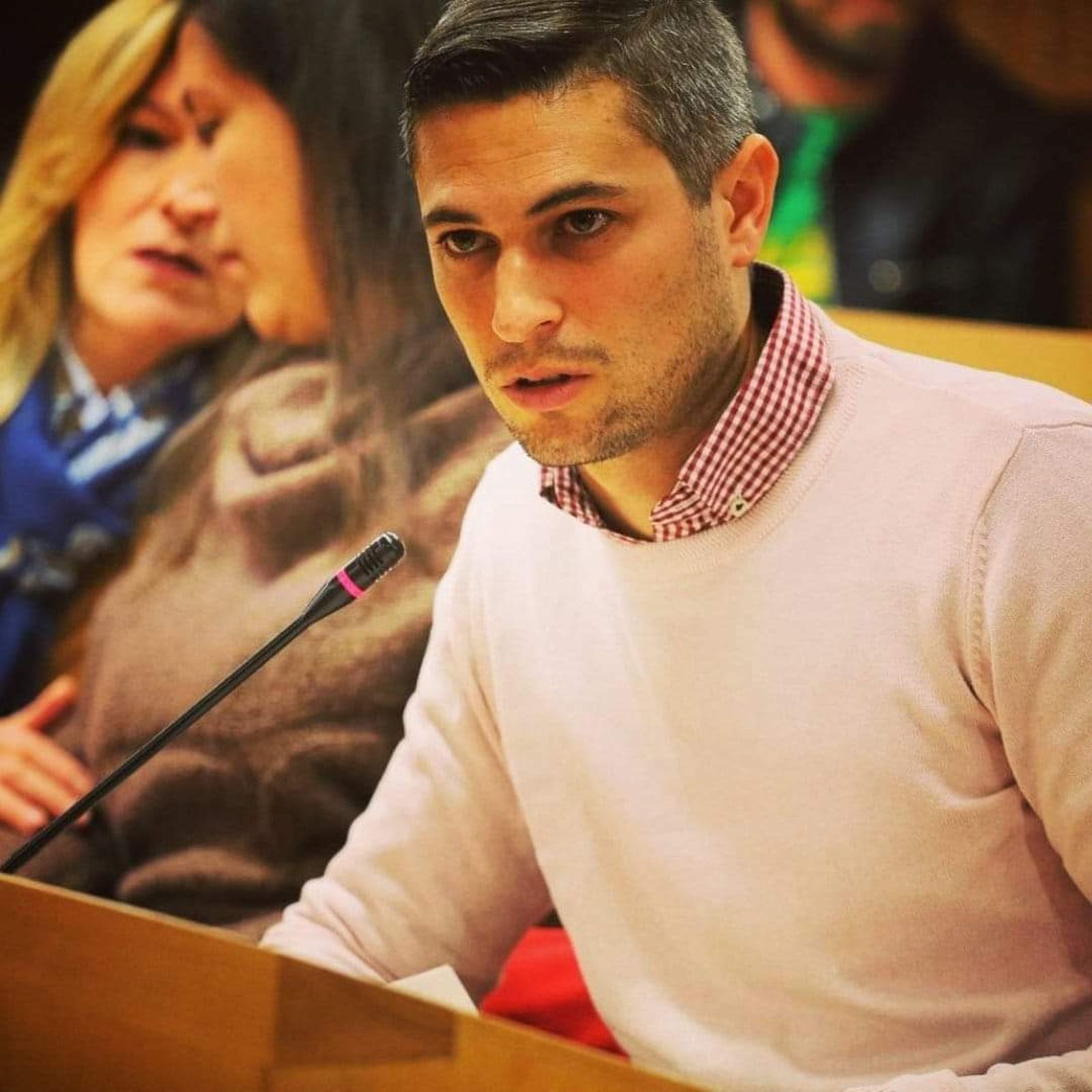 Ángel M.González, portavoz del grupo municipal del PSOE.