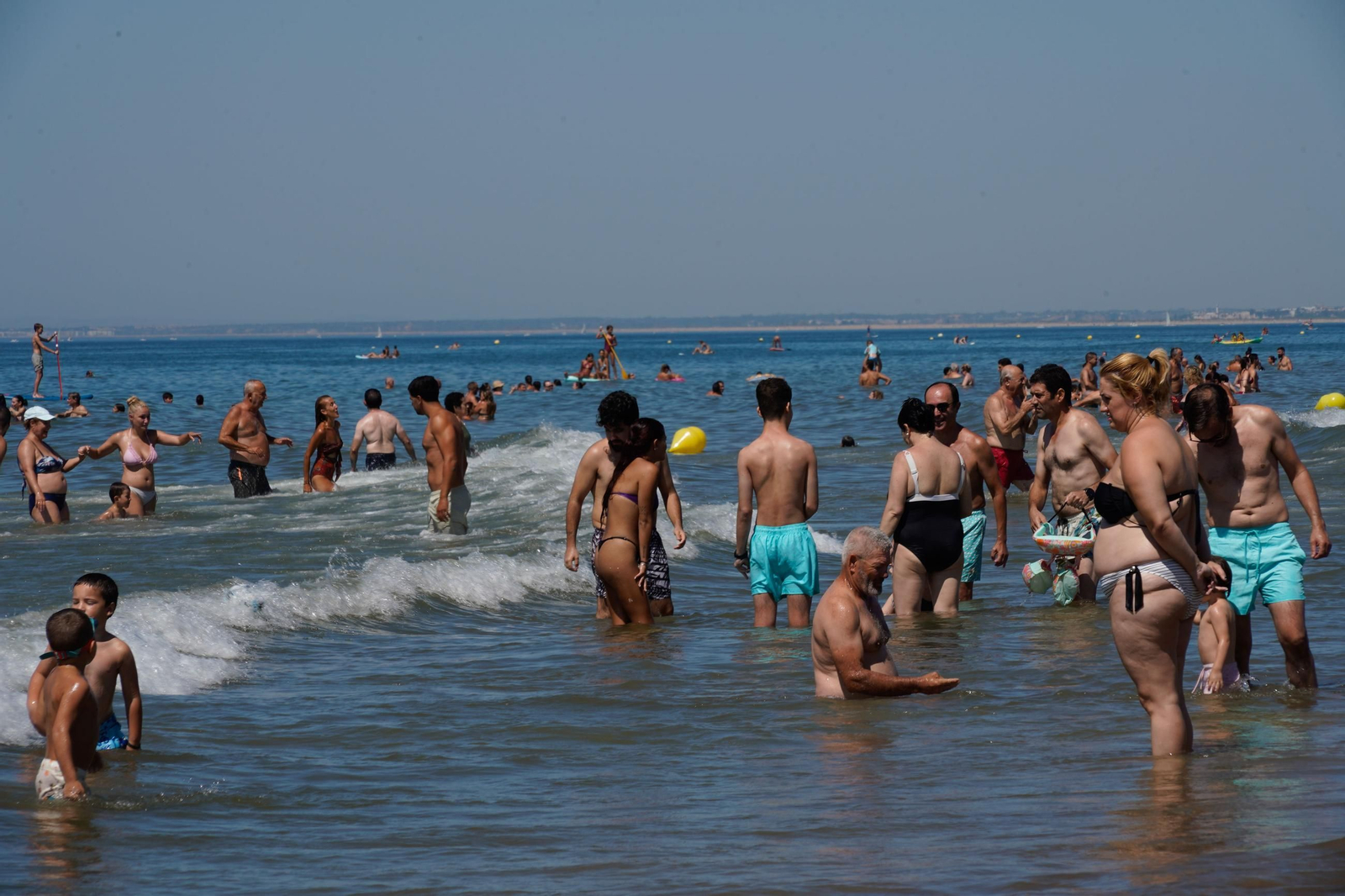 Imágenes de las playas de Huelva el sábado 17 de agosto