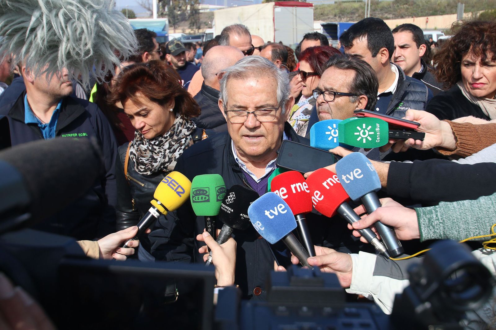 Las imágenes de la manifestación de agricultores