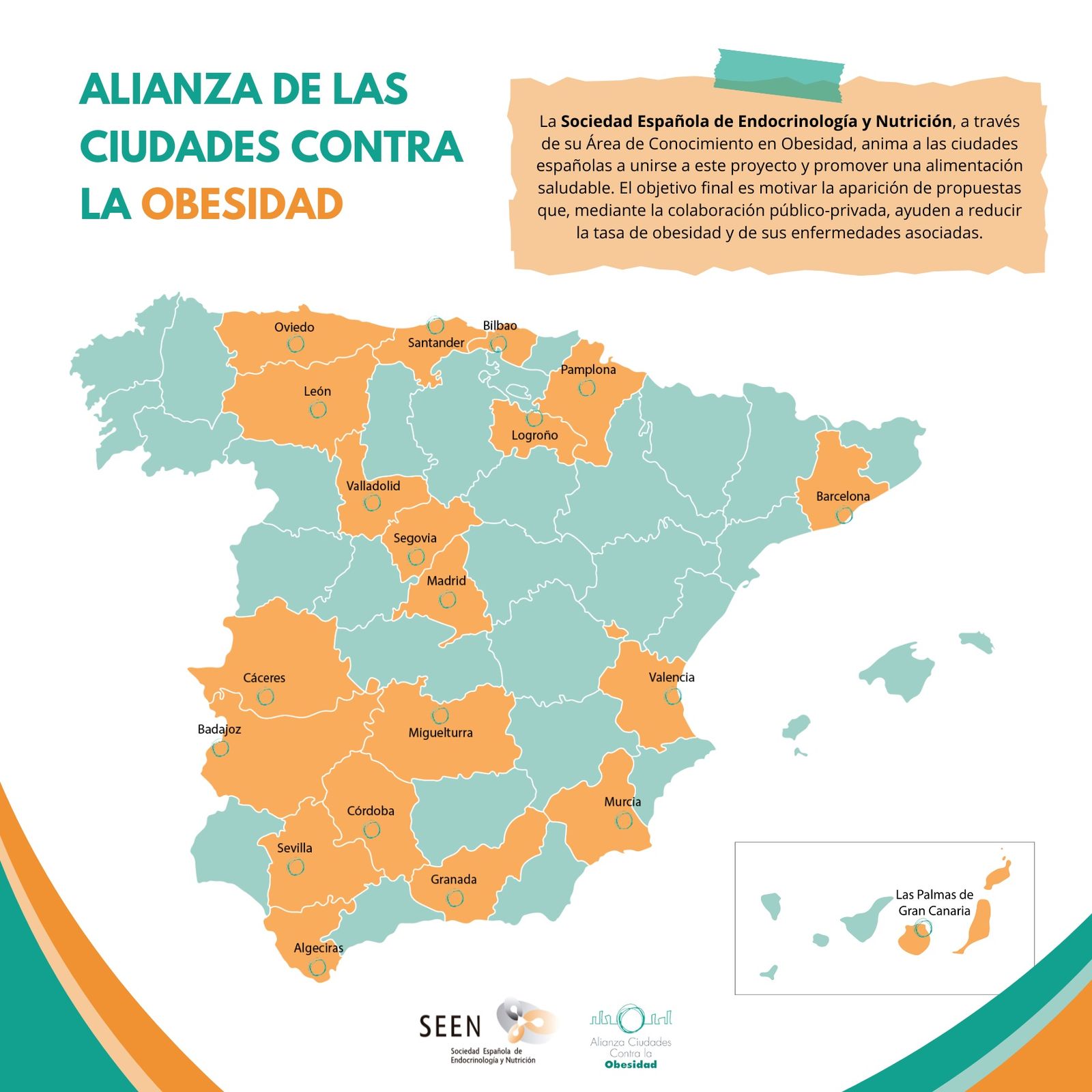 Algeciras se adhiere a la ‘Alianza de ciudades contra la obesidad’ para reducir la tasa de obesidad y las enfermedades asociadas.
