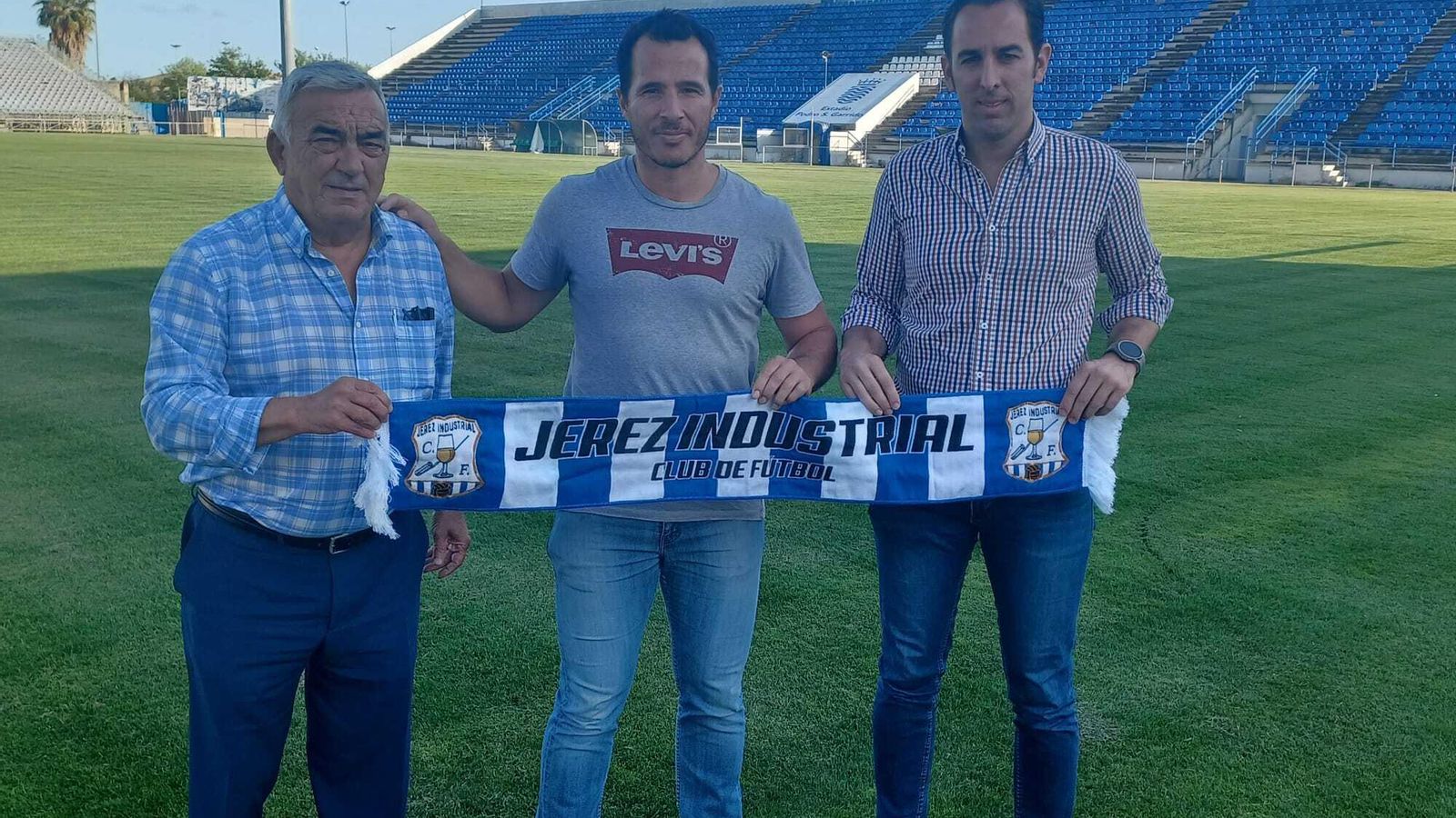 Burno Herrero, junto a Manuel Queijo y Alberto Orellana.