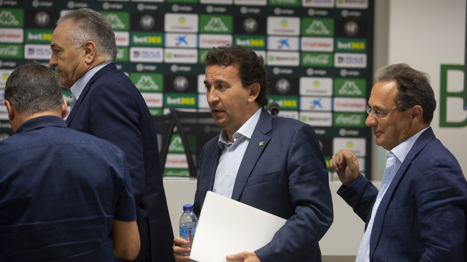 Catalán, al finalizar la rueda de prensa.