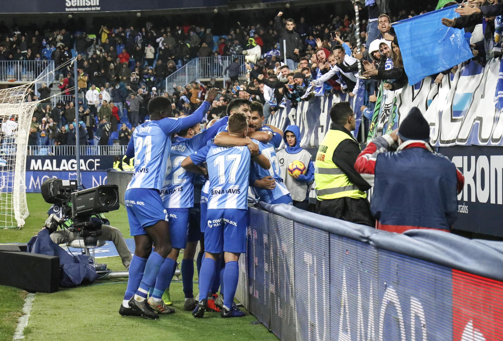 Las mejores imágenes del Málaga CF - Cádiz
