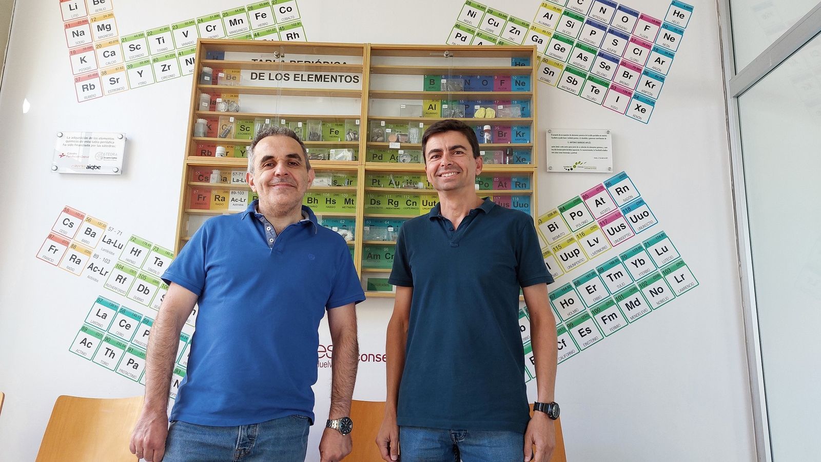 José Enrique García Ramos y Miguel Carvajal Zaera, doctores de la UHU.