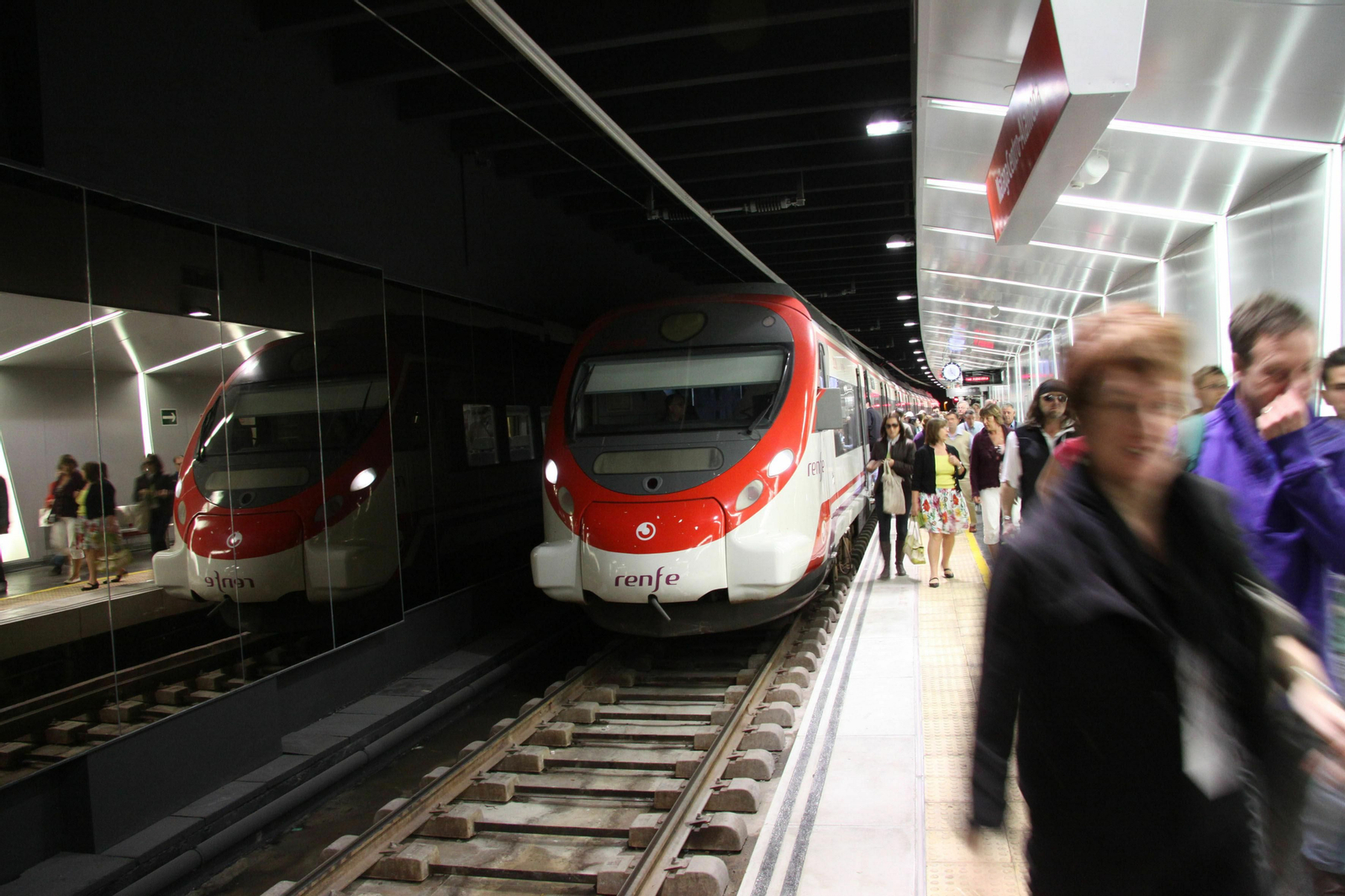 Un tren del Cercanías