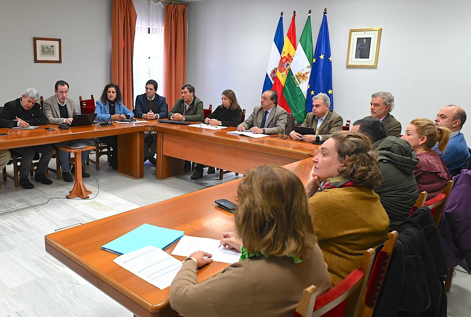 Una imagen de la reunión.