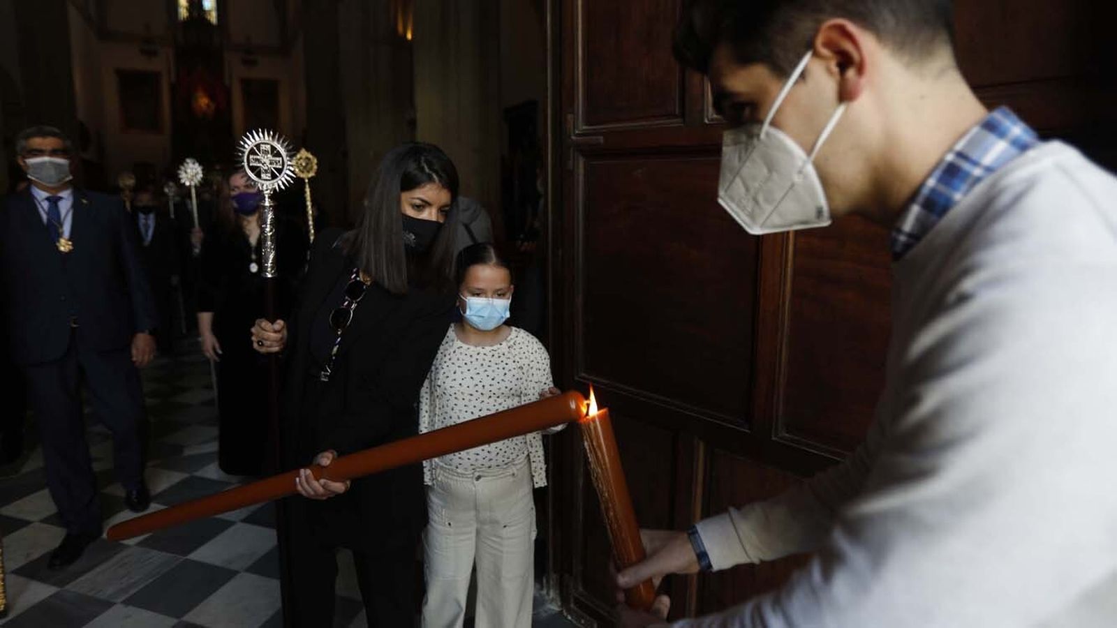 Las imágenes del Viernes Santo en Tarifa: Siete Palabras