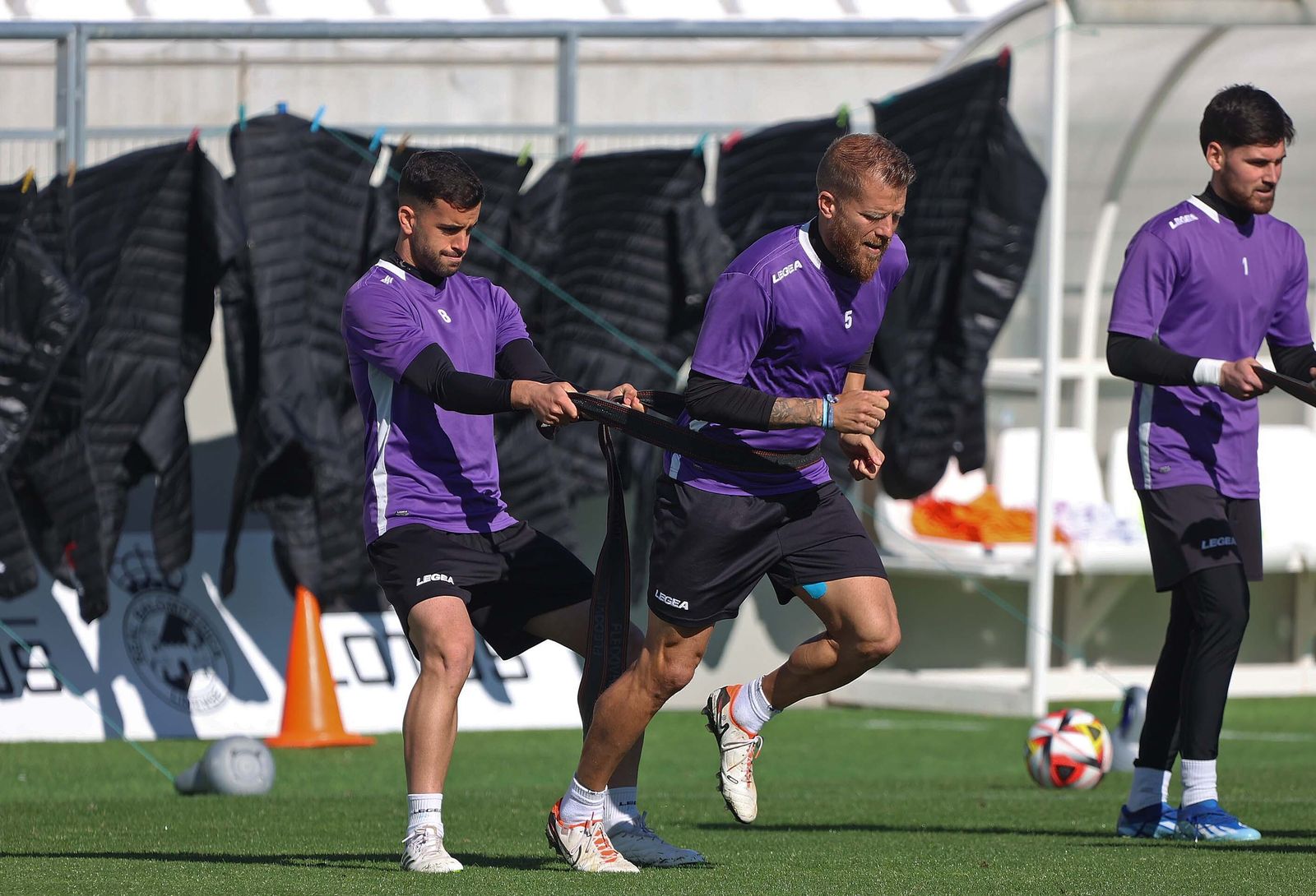 Fotos del entrenamiento de la Balona