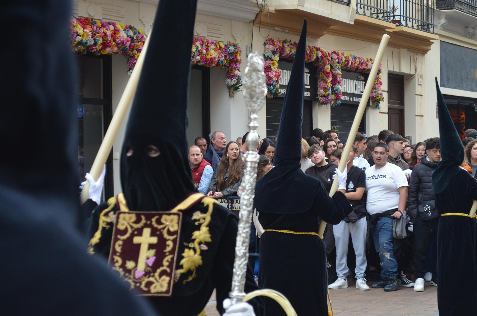 Viñeros en su procesión del Jueves Santo de Málaga, en fotos