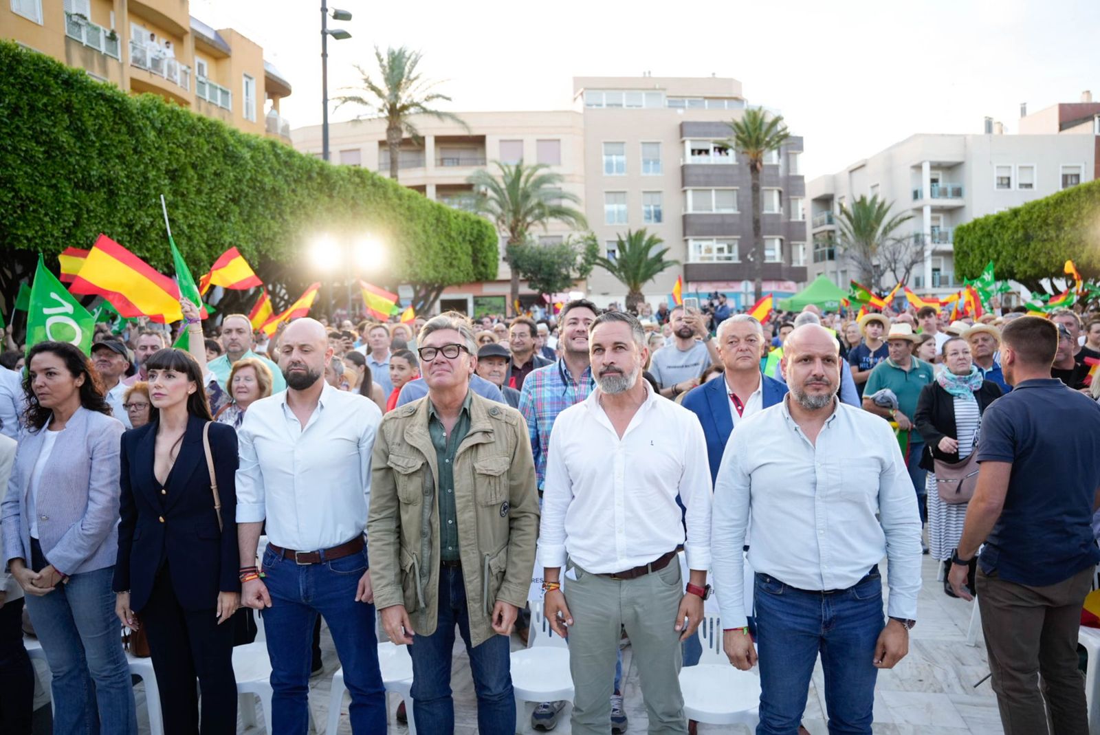 Las imágenes del acto público de Vox con Santiago Abascal en El Ejido