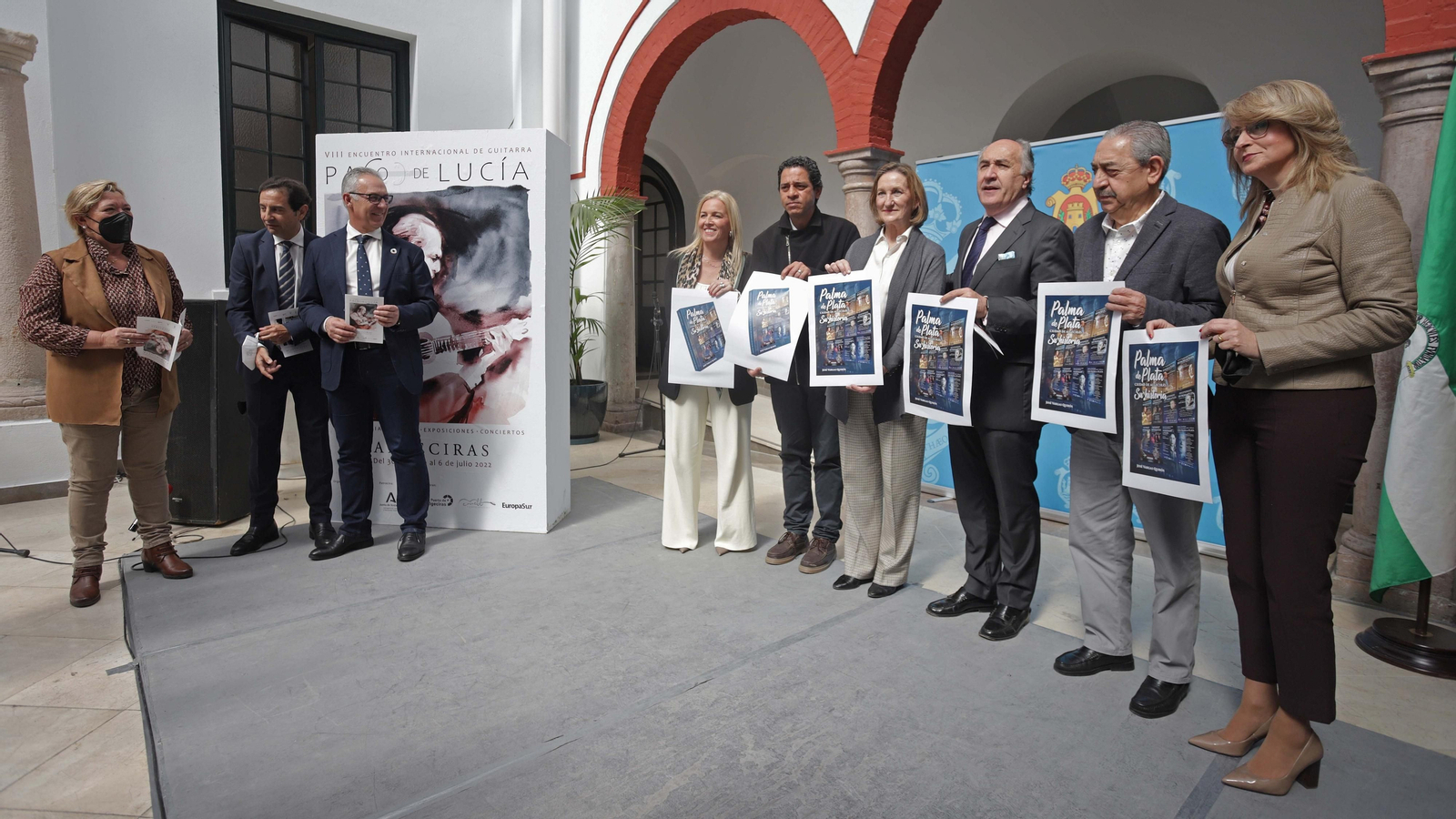 Fotos de la presentación del VIII Encuentro Internacional de Guitarra 'Paco de Lucía'