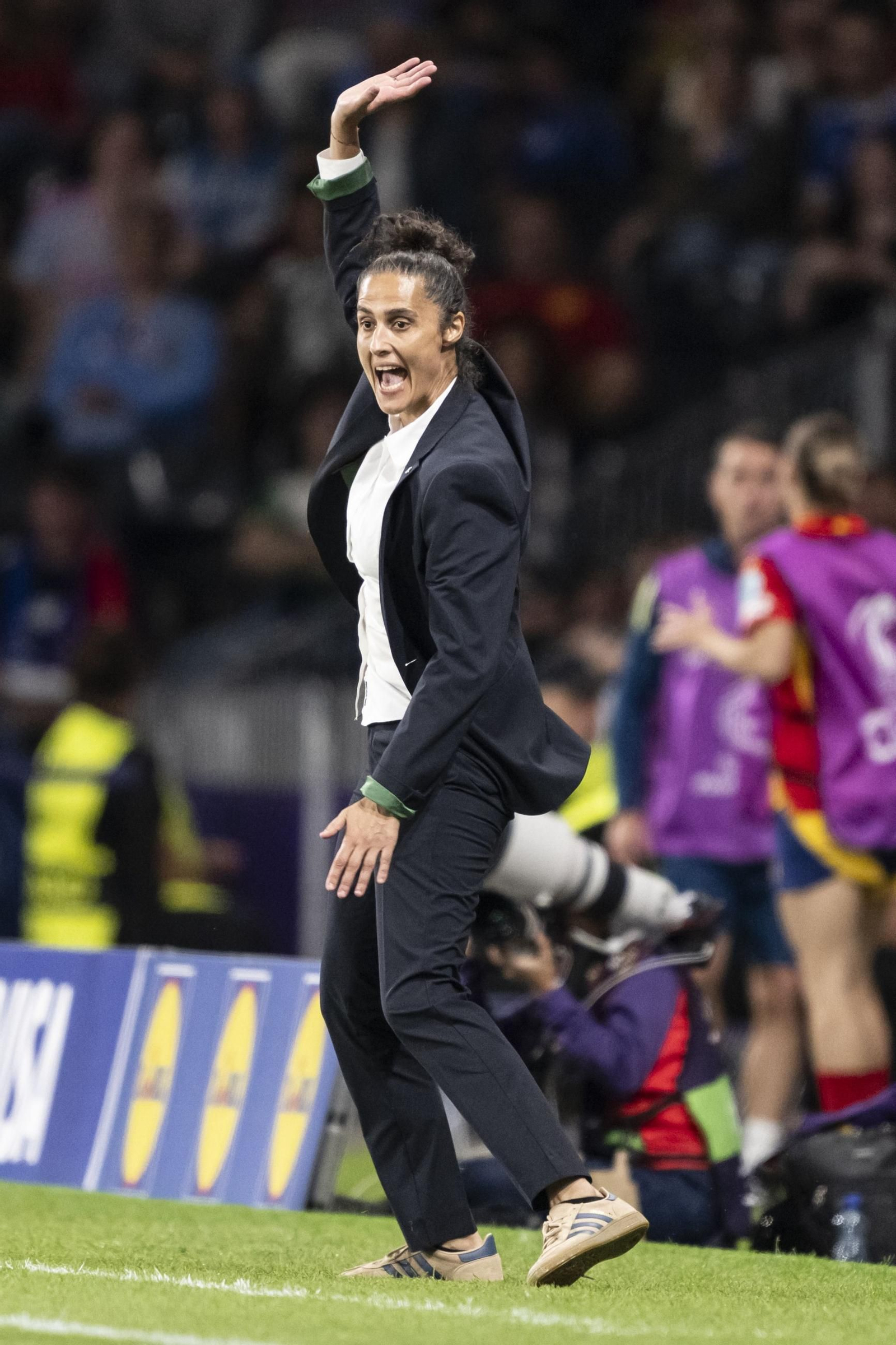 Las fotos del Italia - España de la Eurocopa femenina