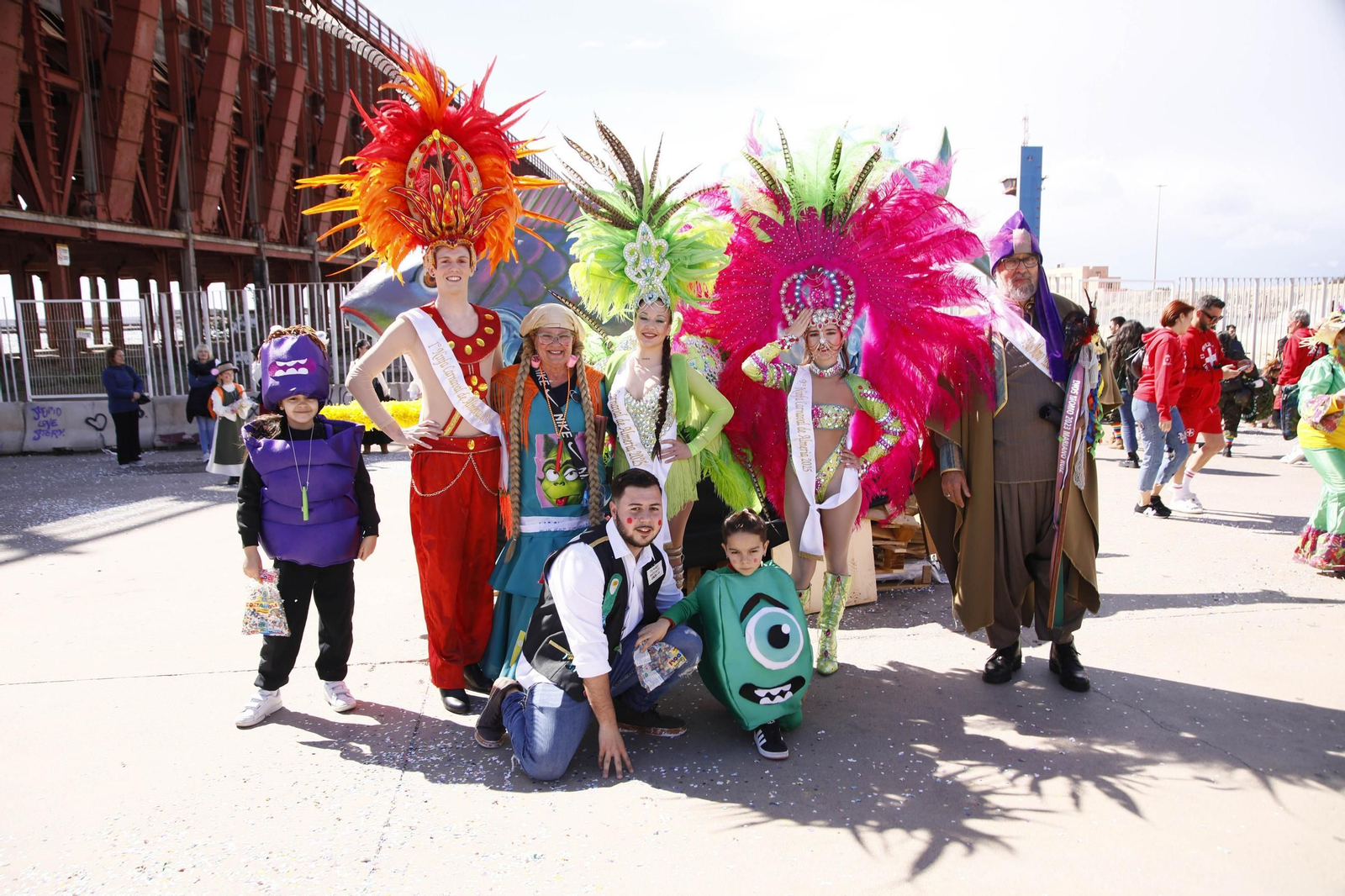 Las imágenes del entierro de la sardina en Almería