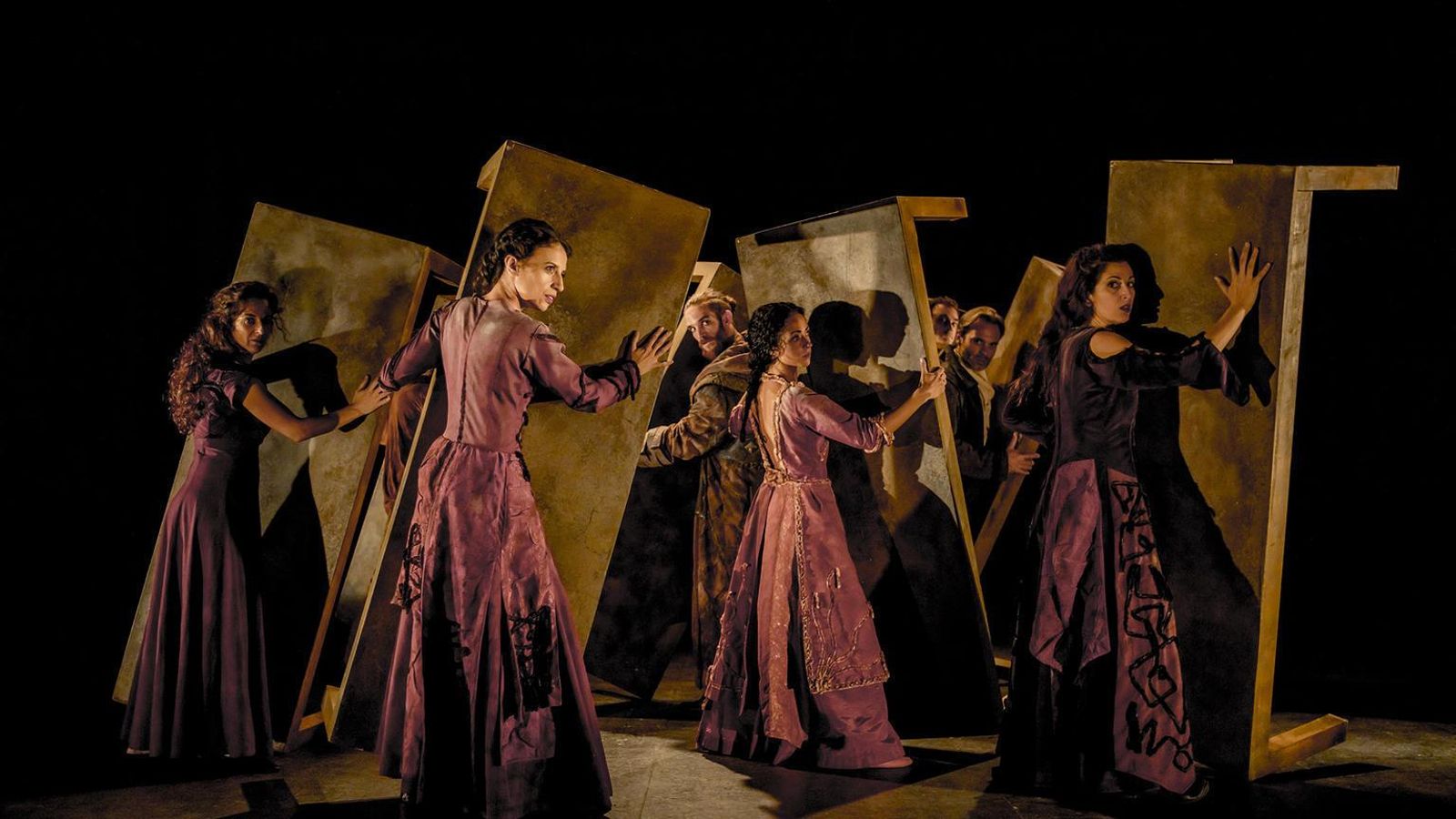 Una instante de una representación del 'Rey Lear' de la compañía sevillana Atalaya.