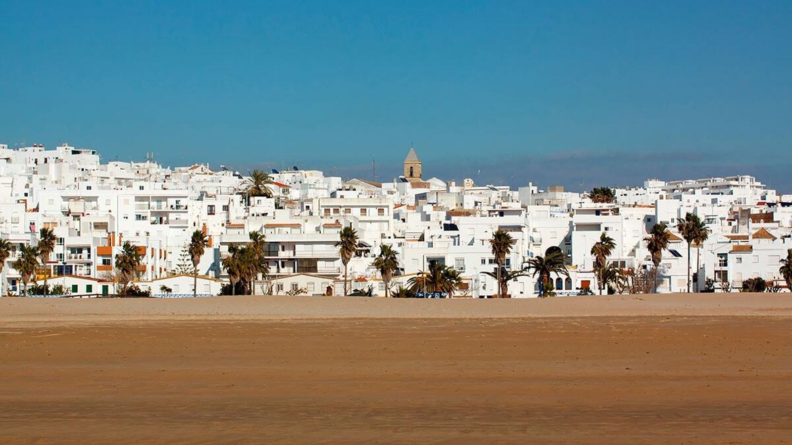 Vistas de Conil desde la playa