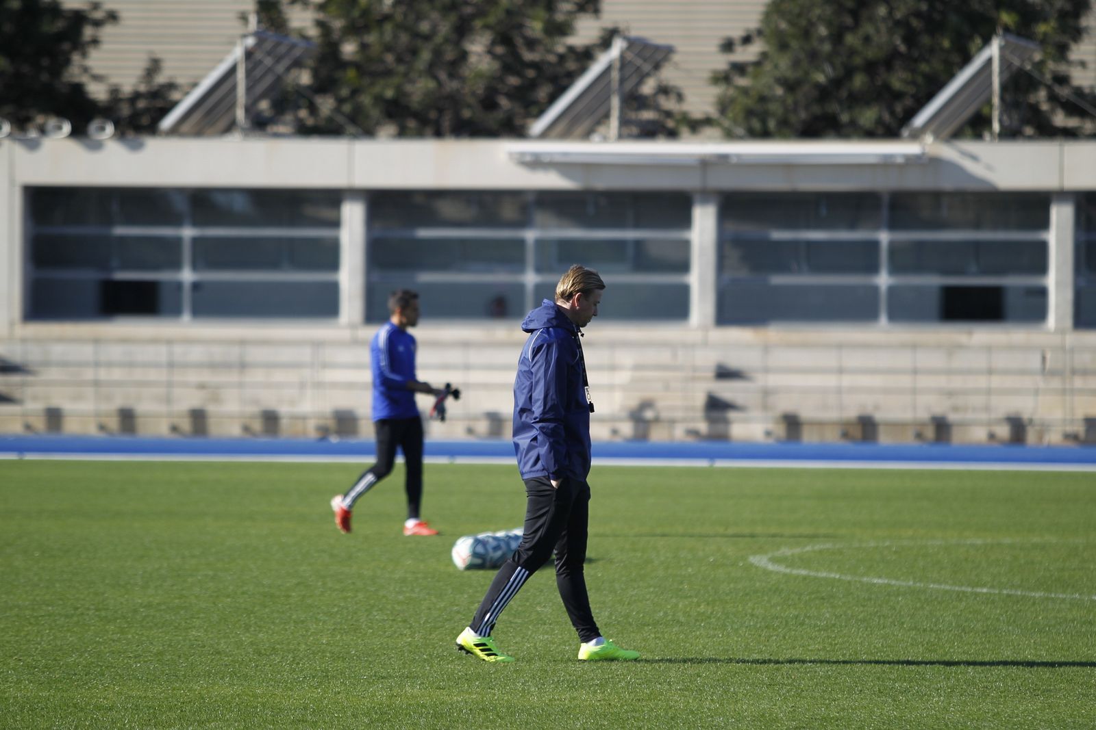 Fotogalería del entrenamiento del Almería previa al partido ante el Numancia