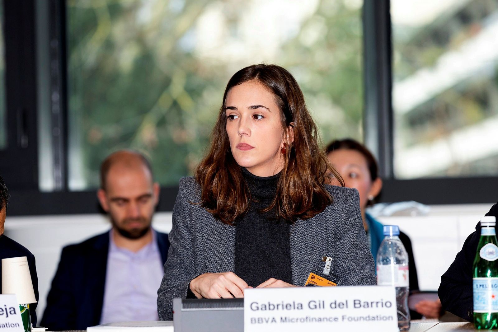 La responsable de Control de Gestión de la Microfinanzas BBVA, Gabriela Gil.