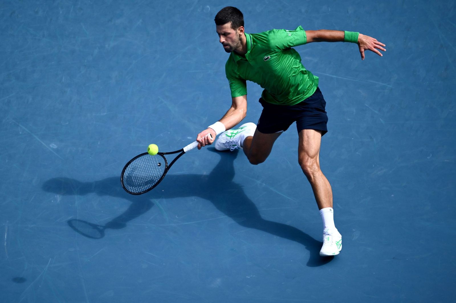 Las fotos de la retirada de Musetti ante Djokovic y del resto de cuartos de final