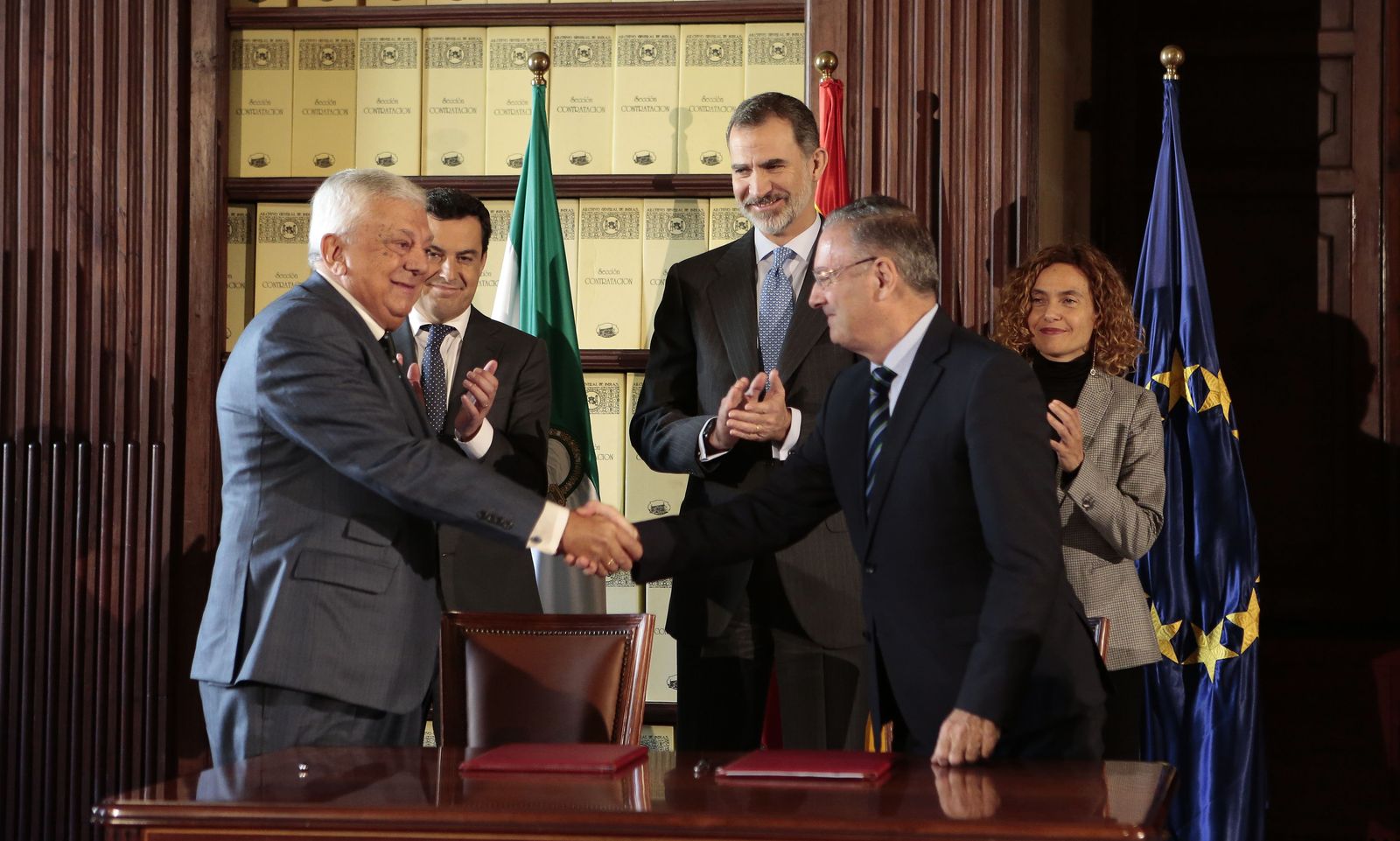 Las imágenes de la visita del Rey a Sevilla