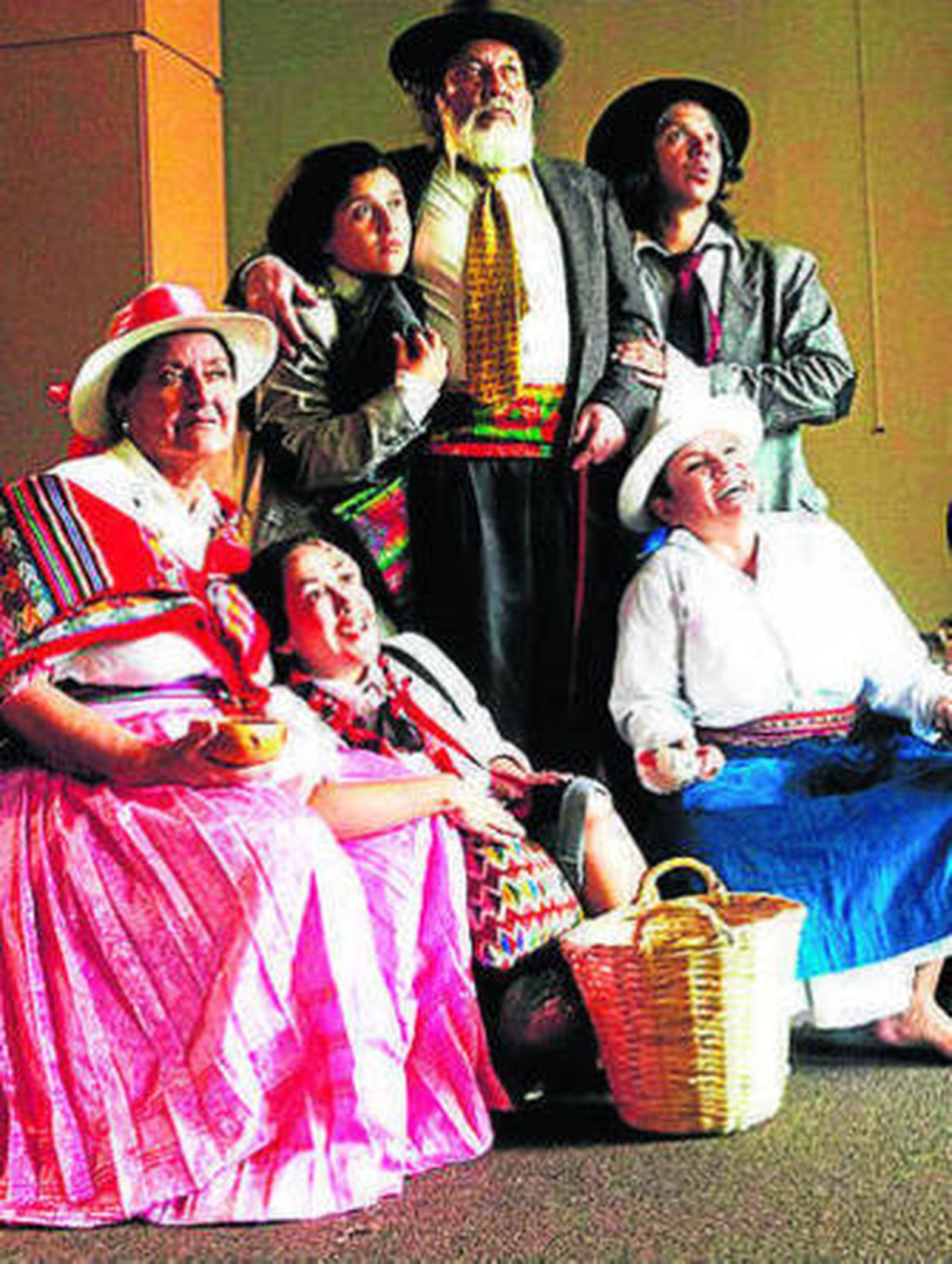 El grupo Cuatro Tablas de Perú.