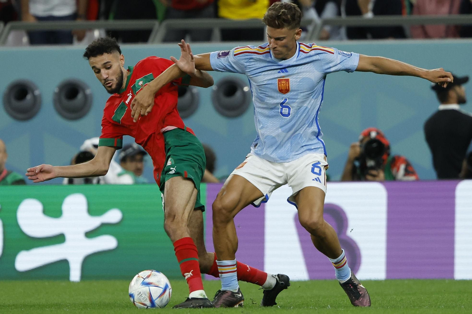 Fotos del Marruecos-España en octavos del Mundial de Qatar