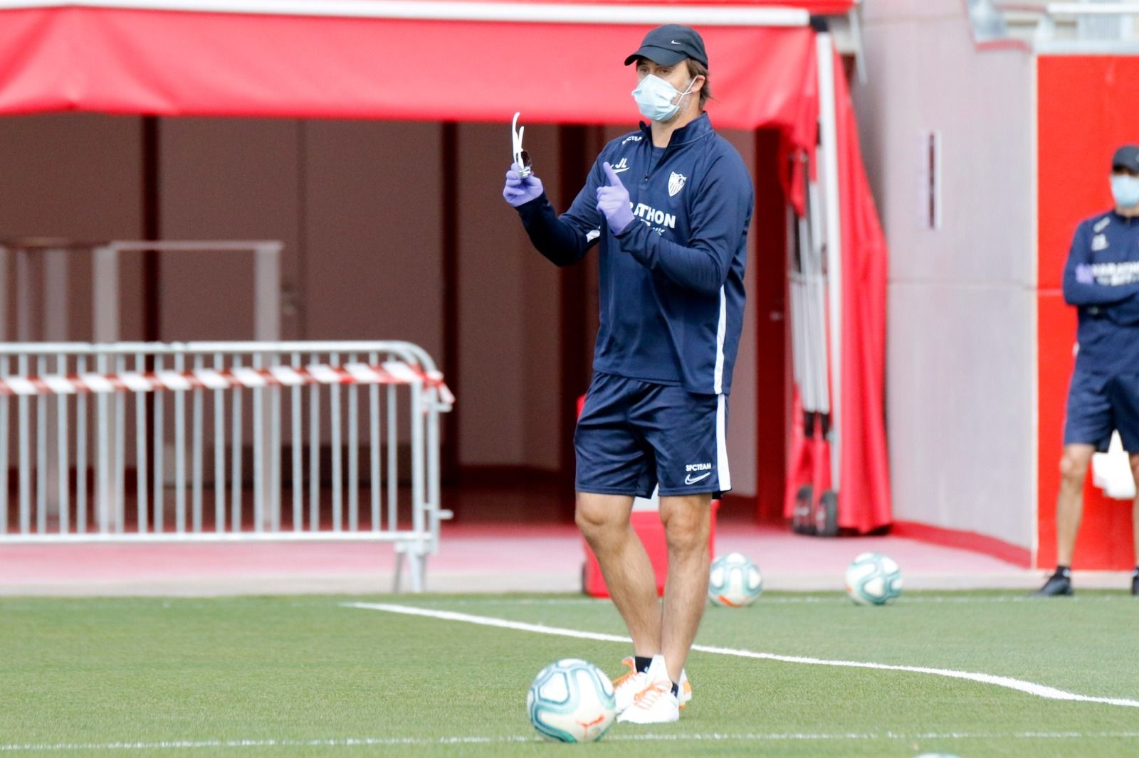 Julen Lopetegui, en un entrenamiento de su equipo.