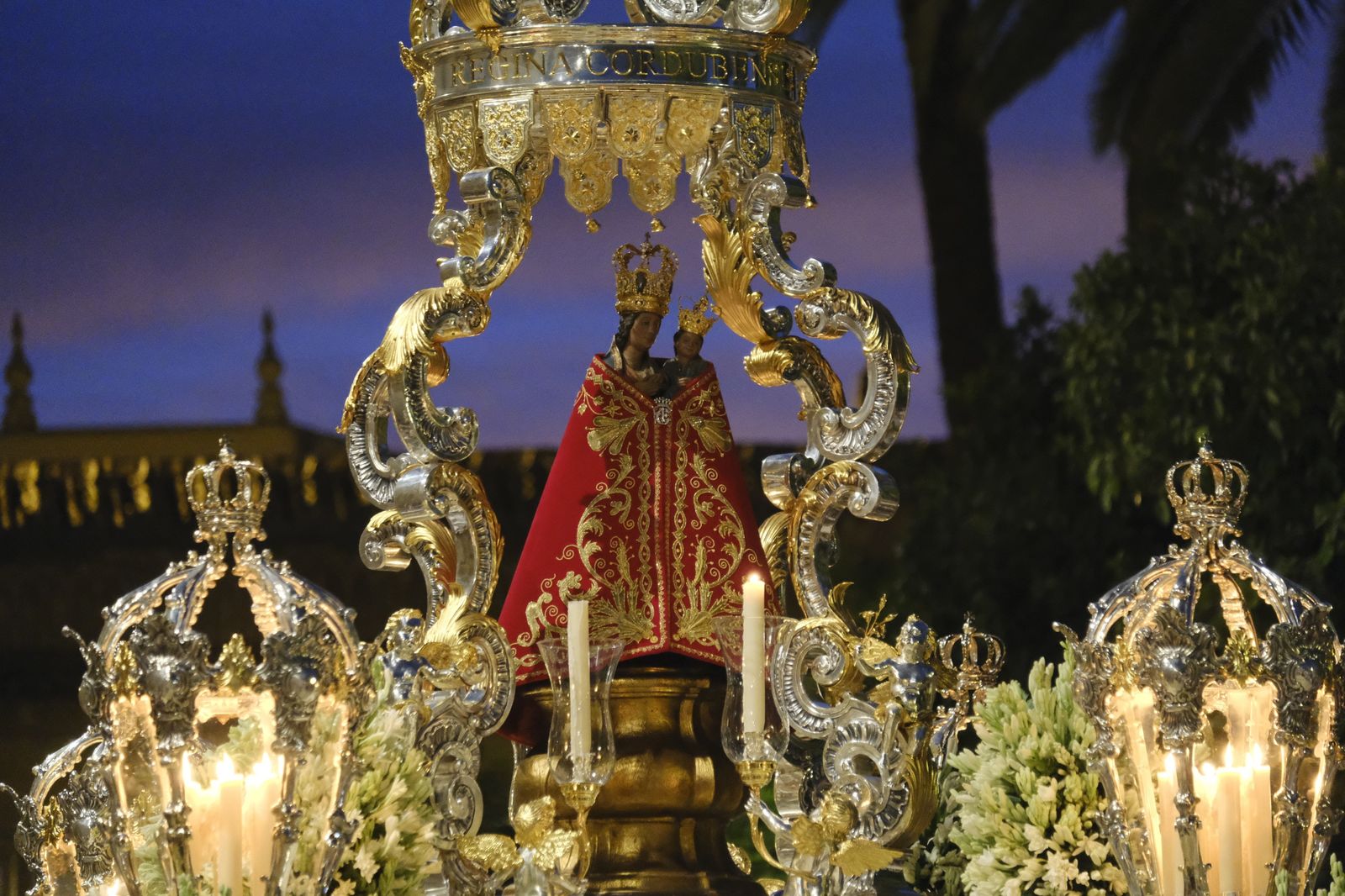 La procesión de la Virgen de la Fuensanta de Córdoba, en imágenes