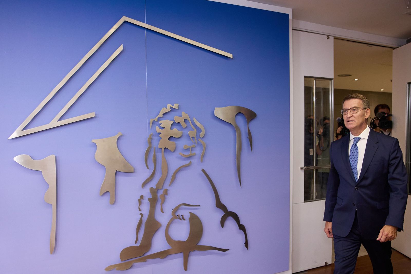 El líder del PP, Alberto Núñez Feijóo, en el Congreso de los Diputados.