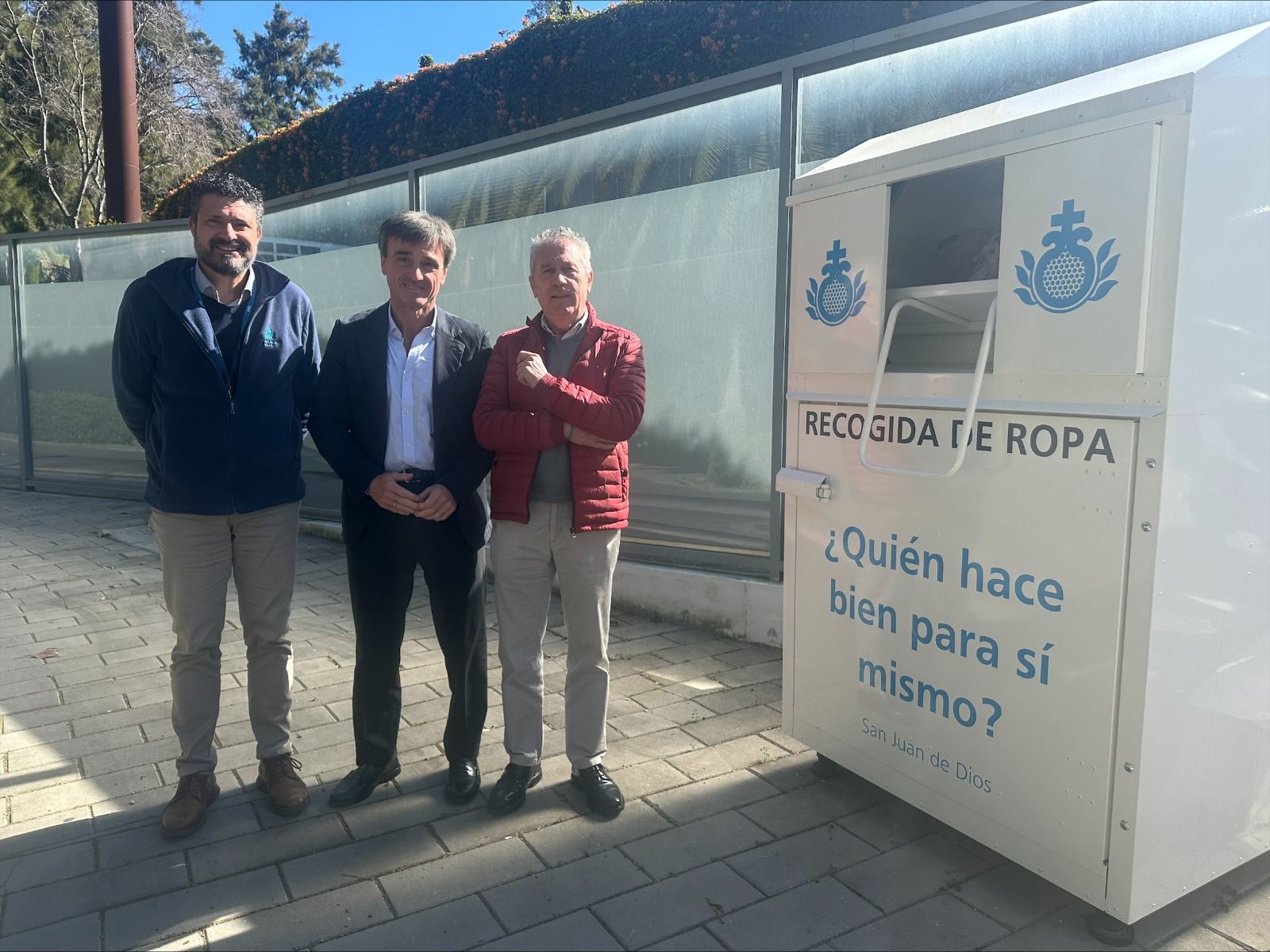 Responsables de San Juan de Dios y del Ayuntamiento de Málaga.