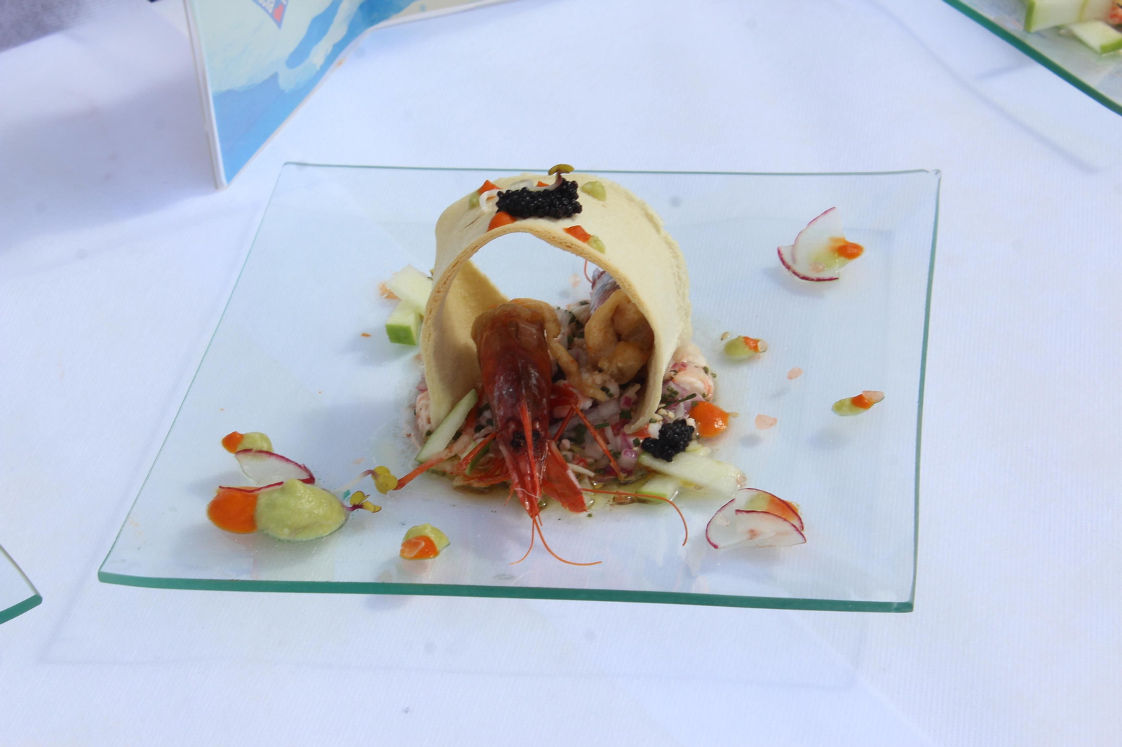 Imágenes de la presentación de la Feria de la Gamba Roja de Garrucha