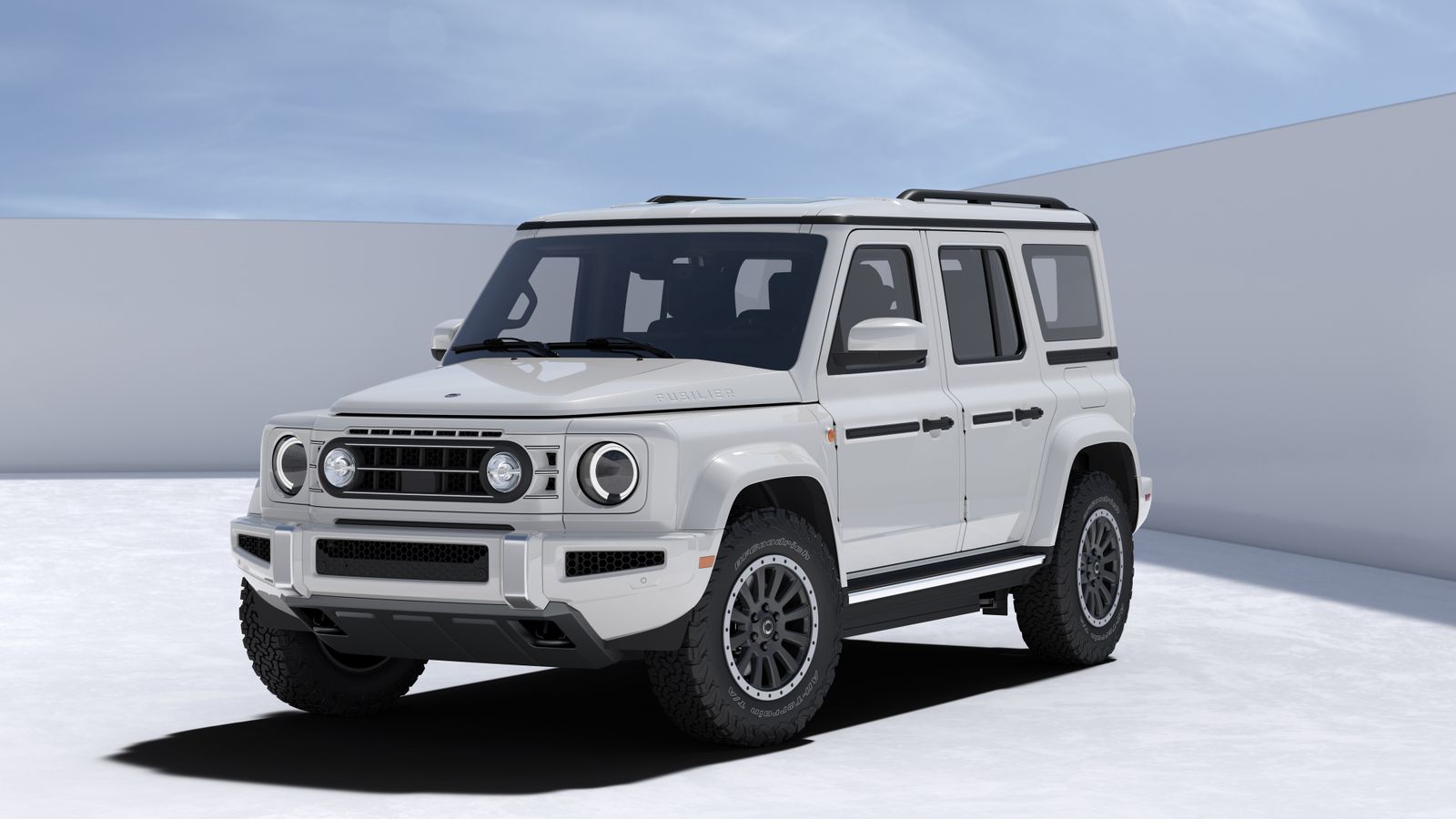 Ineos muestra por primera vez el Fusilier, un todoterreno electro-híbrido