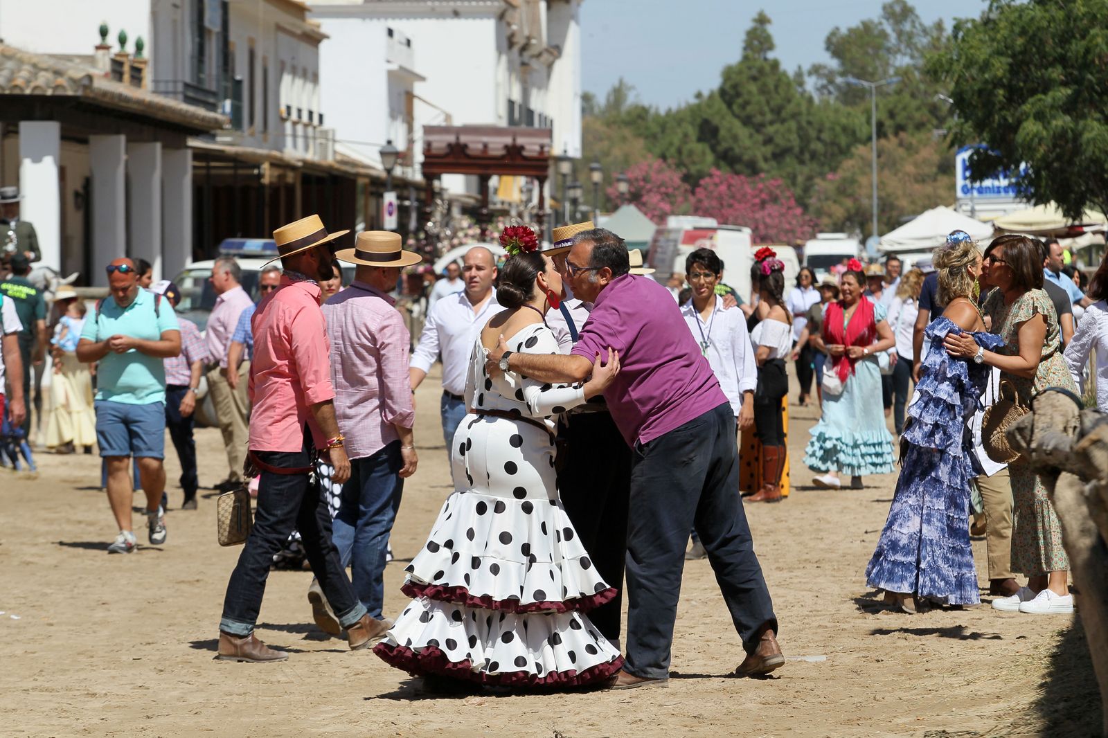 Imágenes del domingo de descanso en El Rocio