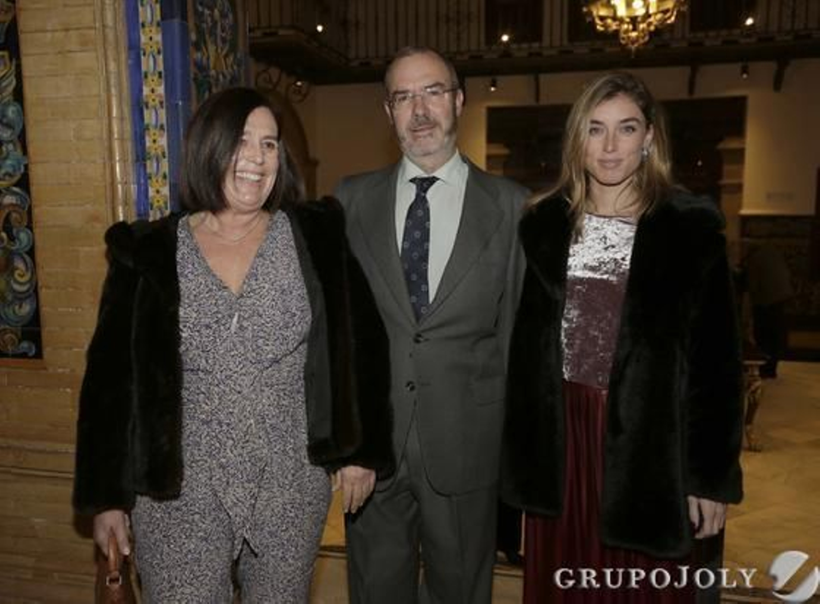 Fátima Cabrera, Manuel Clavero Ternero y Blanca Clavero Cabrera.