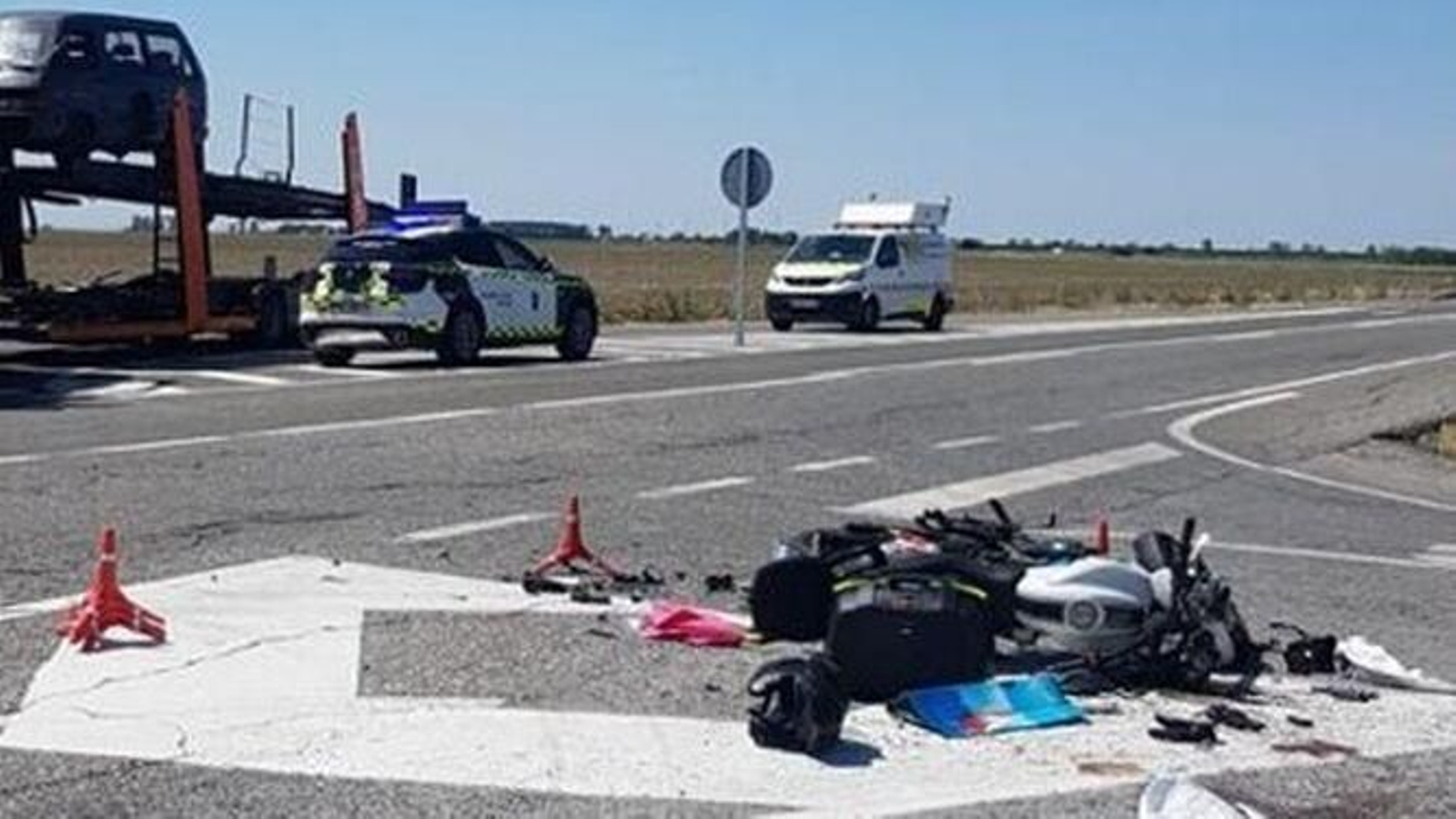 Un camionero ebrio causa un accidente grave en Utrera