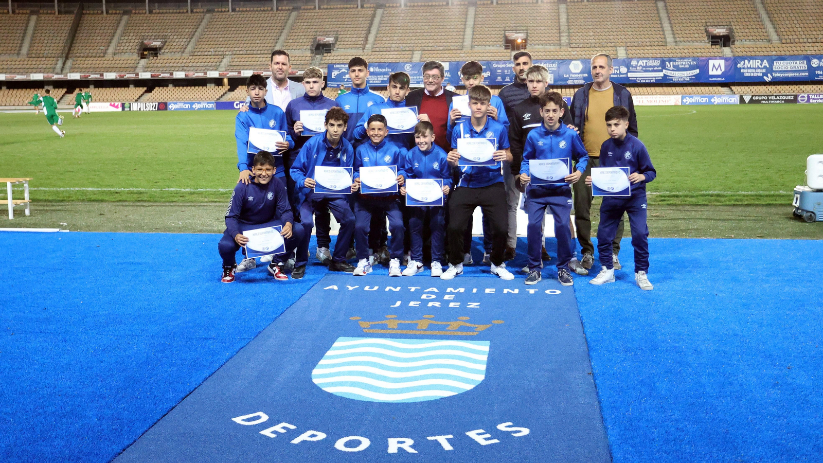 Amistoso entre el Xerez DFC y la Selección Andaluza de Fútbol en Chapín