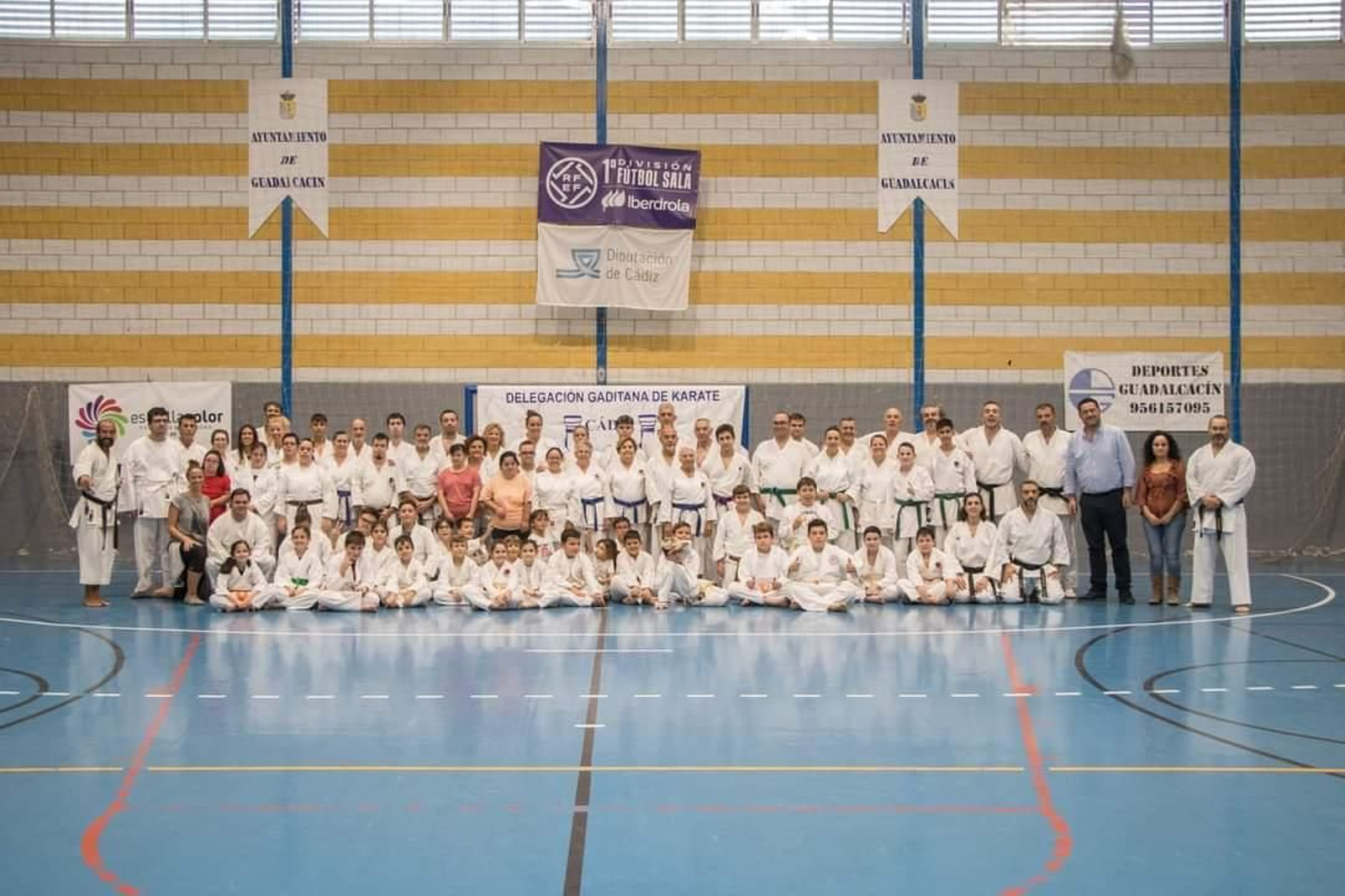 Participantes de la jornada inclusiva en Guadalcacín.