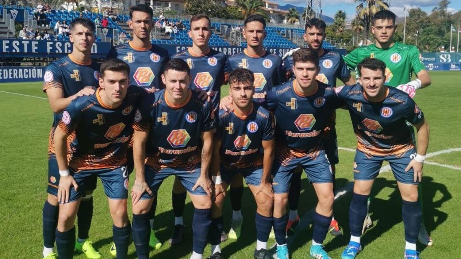 Alineación tosiriana ante el Atlético Malagueño.