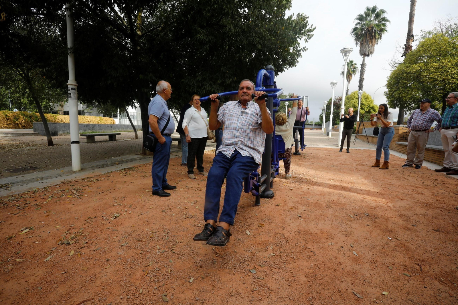 La inauguración del parque biosaludable de Levante, en imágenes
